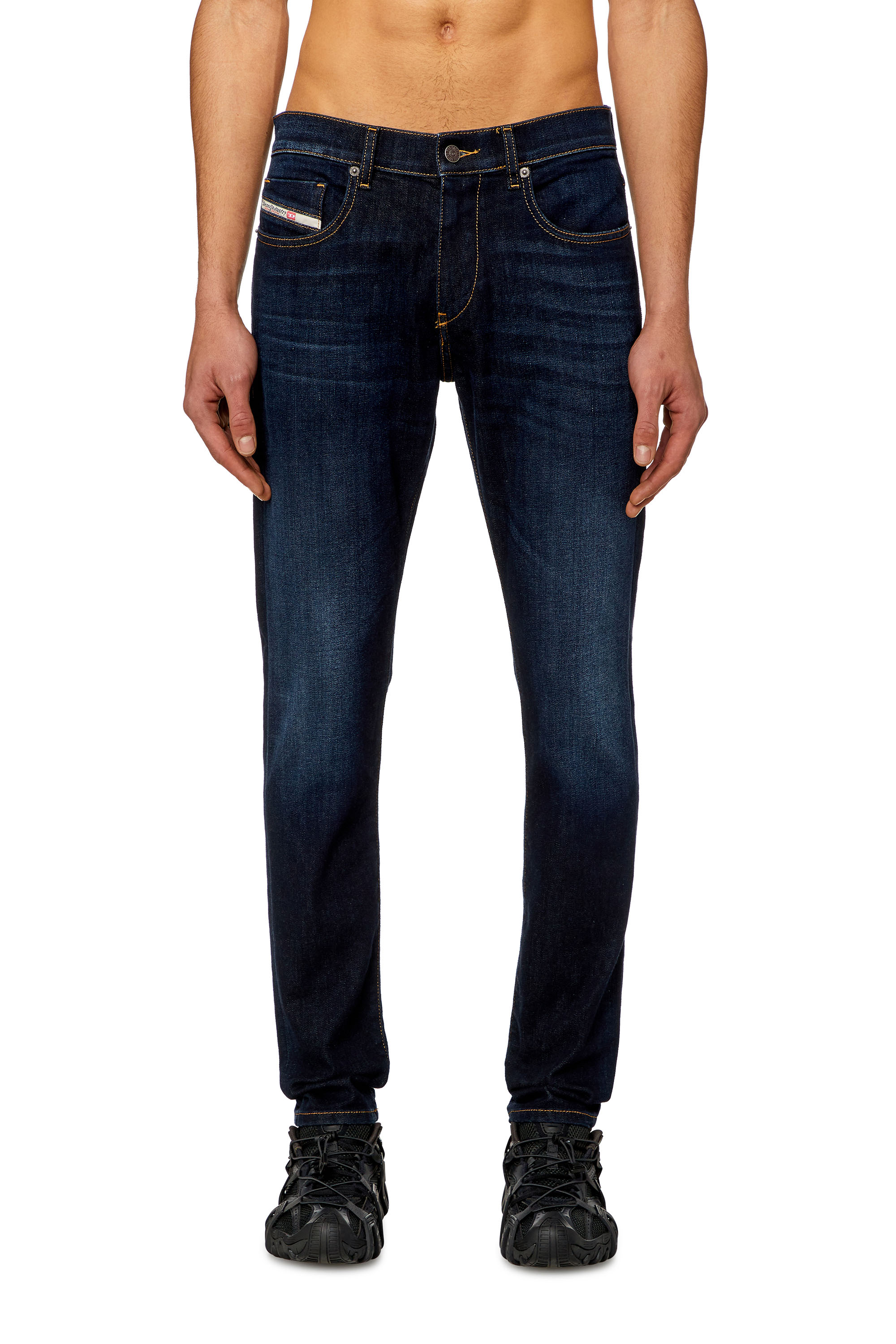 Diesel - Slim Jeans 2019 D-Strukt 009ZS, Dark Blue - Image 1