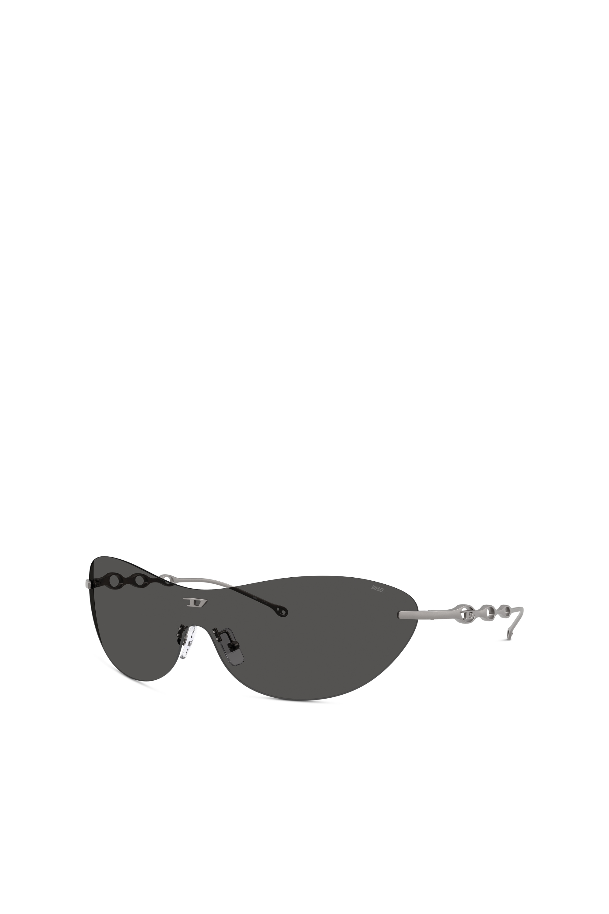 Diesel - 0DL1006, Unisex's Iconic oval sunglasses in Dark grey - 4