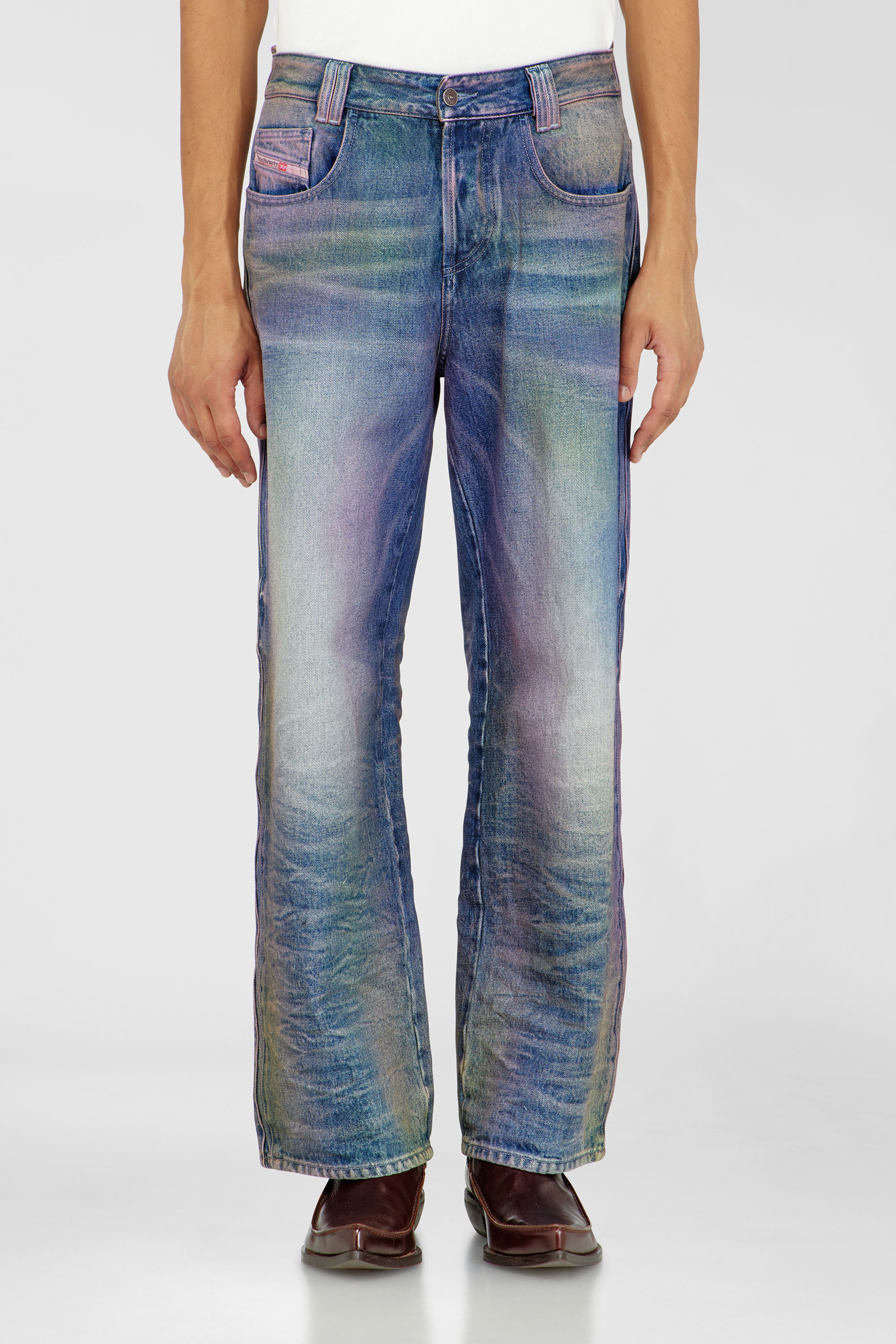 Diesel - Unisex's Relaxed Jeans 1982 D-Hakou 007FW, Medium blue - 1