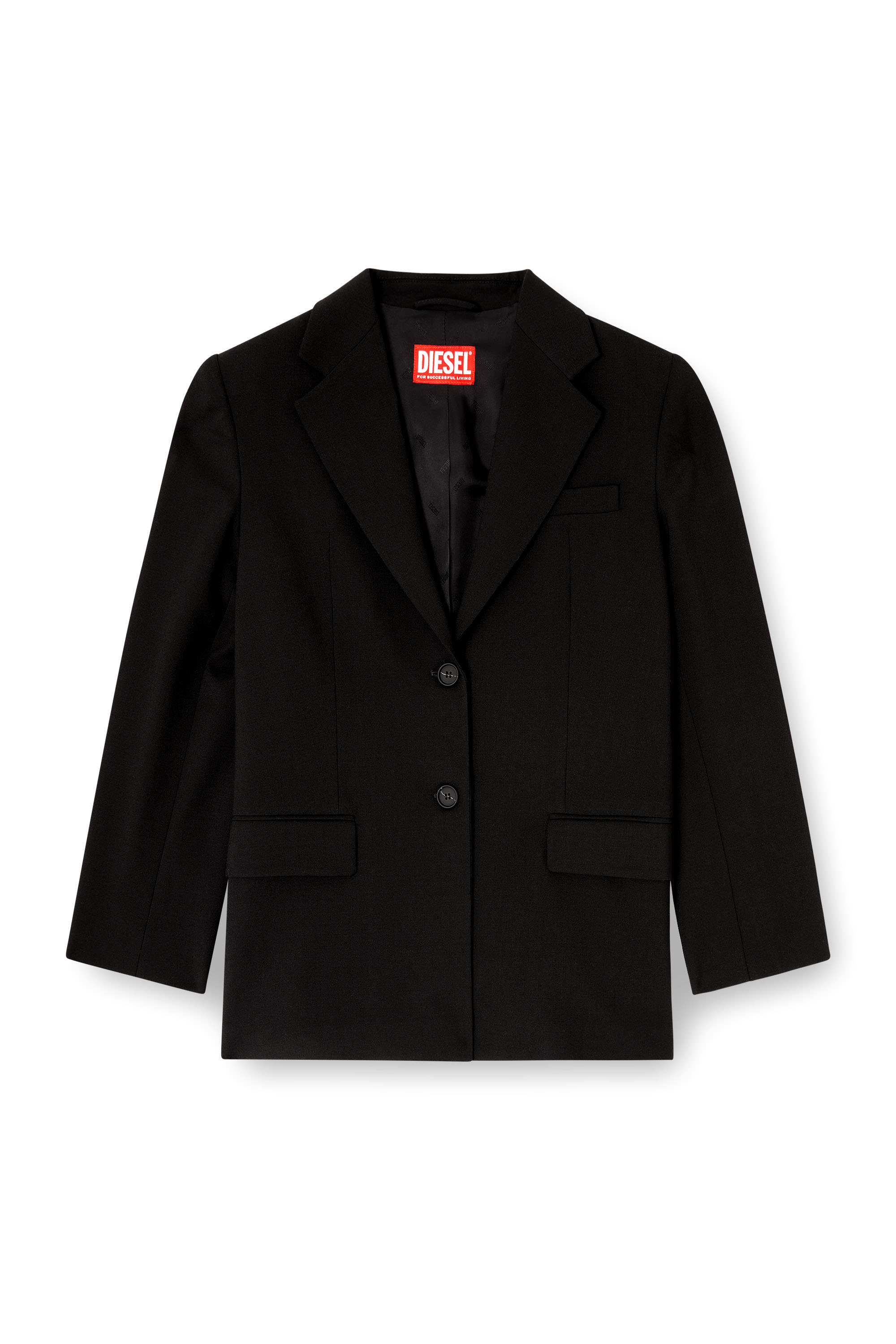 Diesel - G-KESS-R1, Woman's Blazer in wool blend in Black - 2
