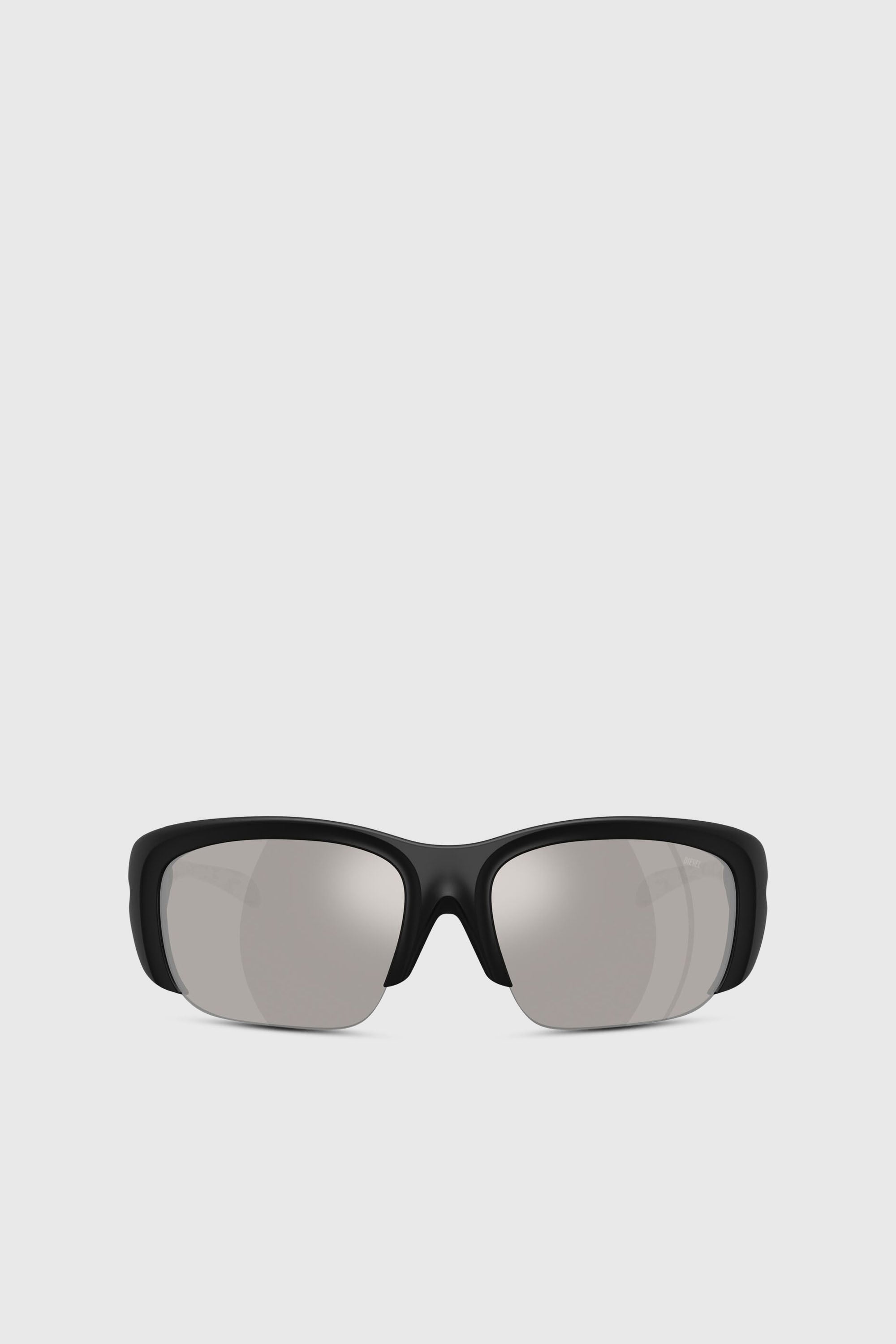 Diesel - 0DL3016U, Unisex's Wrap-around shape sunglasses in Black/Grey - 1
