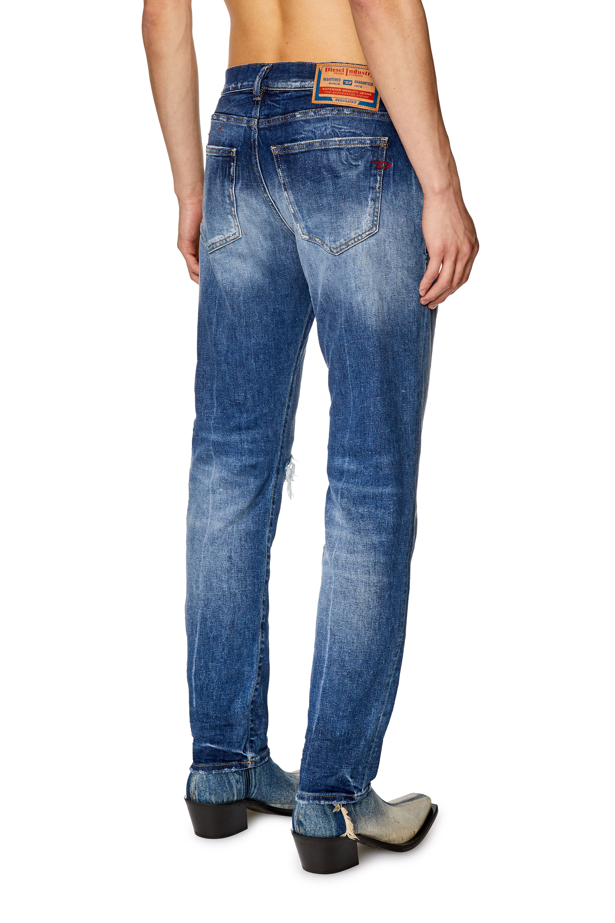 Diesel - Slim Jeans 2019 D-Strukt 09G15, Medium blue - Image 2