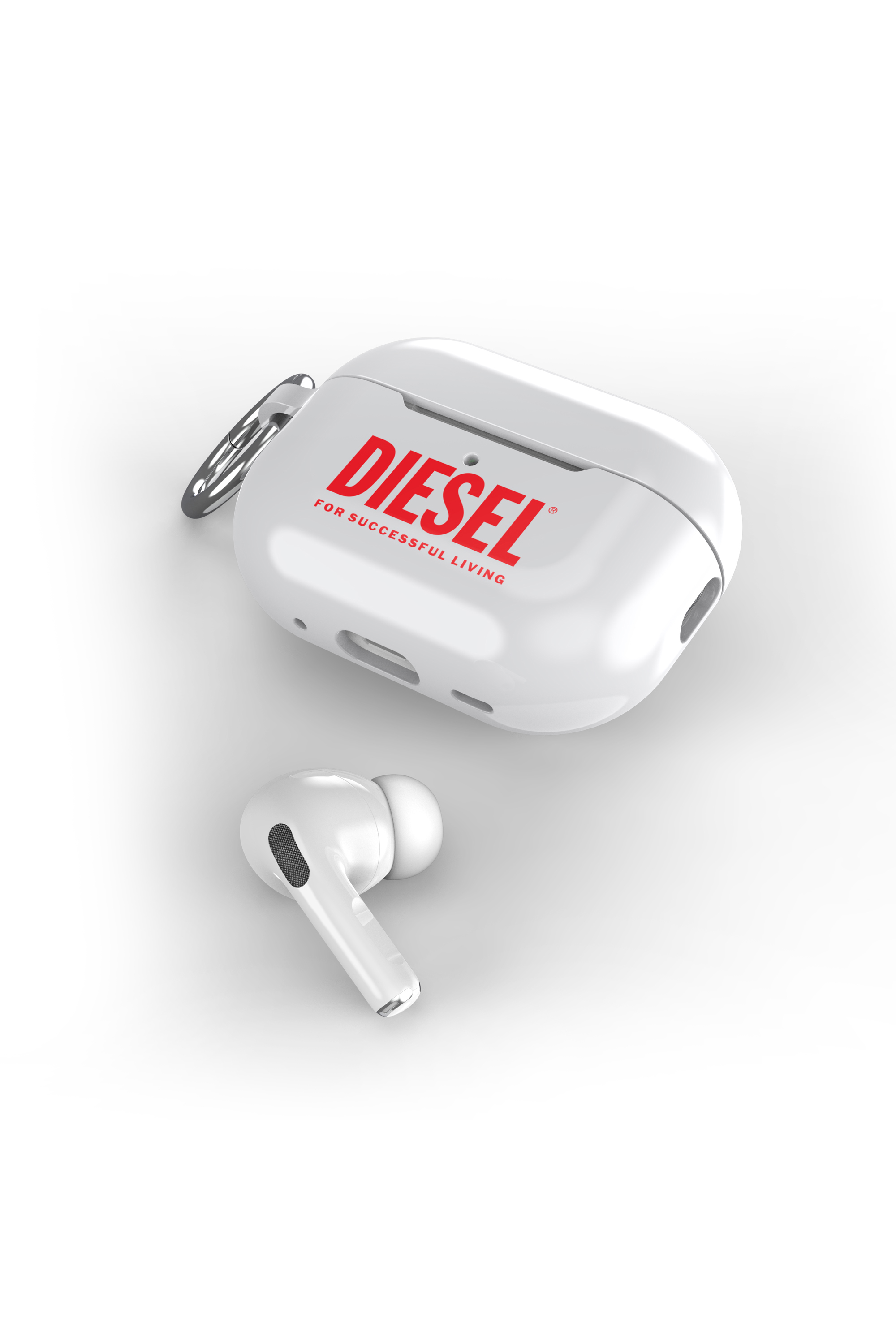 Diesel - 60067 AOP CASE, Unisex's Case for Airpods Pro/Pro 2 in White - 4