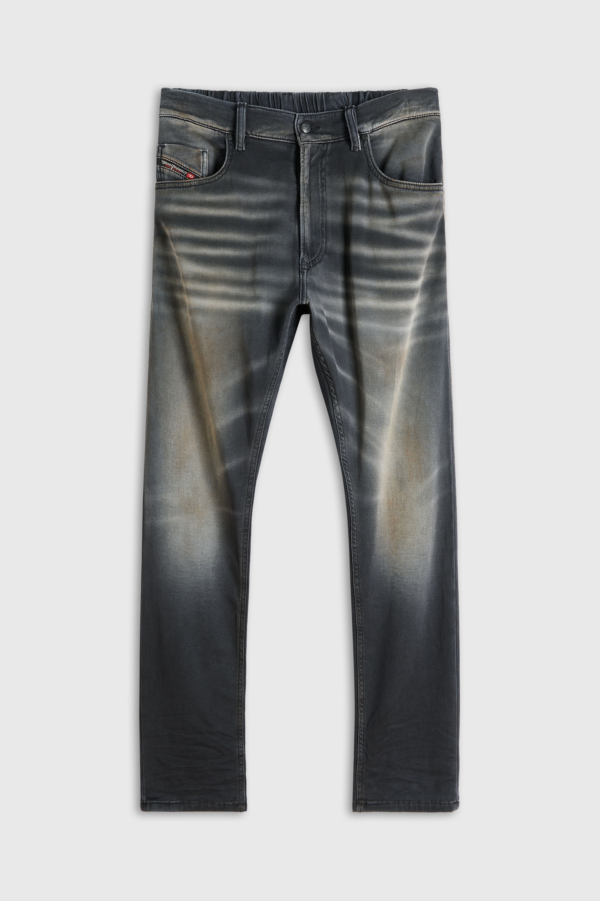 Diesel - Man's Regular 2032 D-Krooley-BW Joggjeans&reg; 068ZQ, Black/Dark grey - 4
