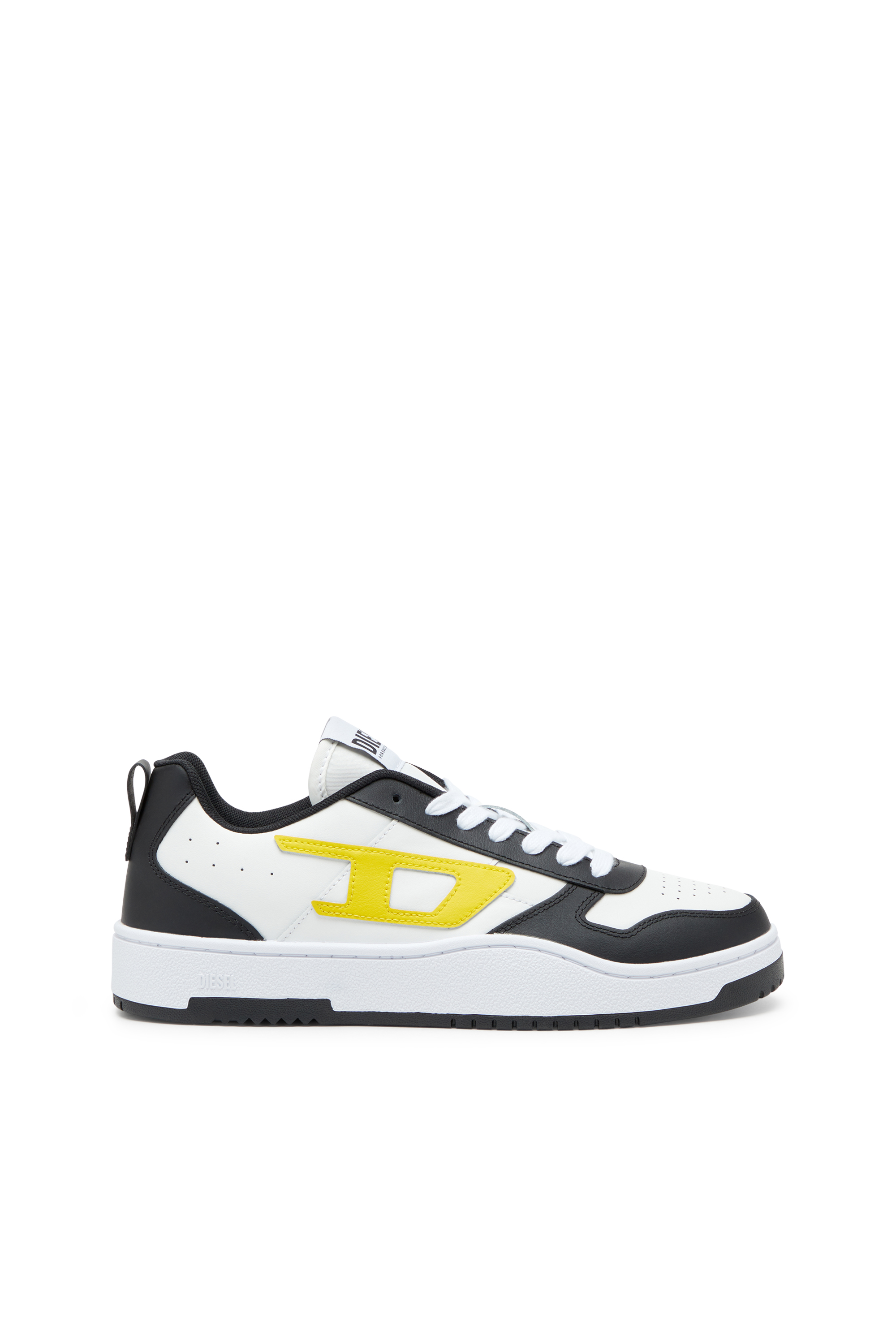 Diesel - S-UKIYO V2 LOW, Man S-Ukiyo Low-Low-top sneakers in leather and nylon in Multicolor - Image 1