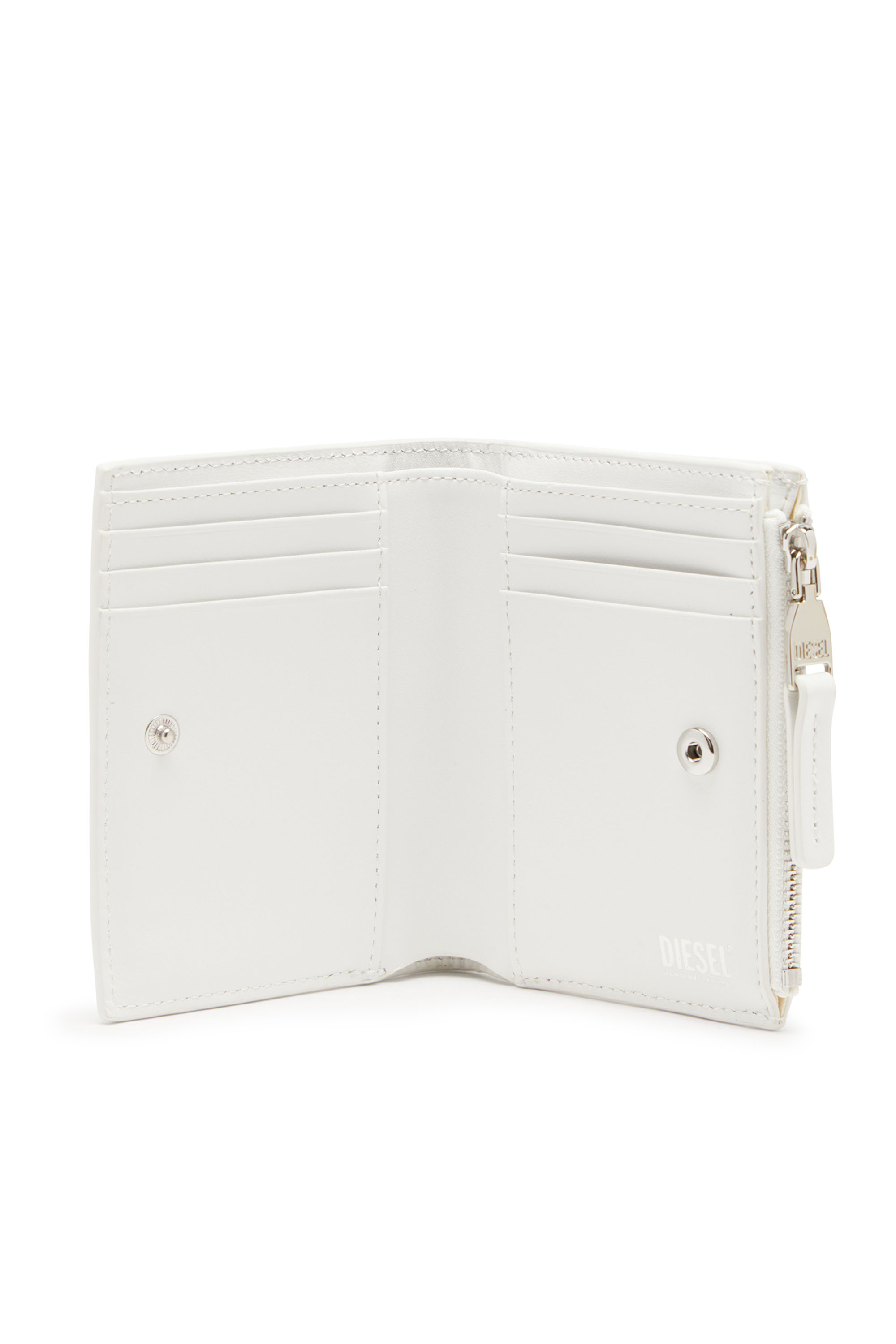 Diesel - 1DR BI-FOLD ZIP II, White - Image 3