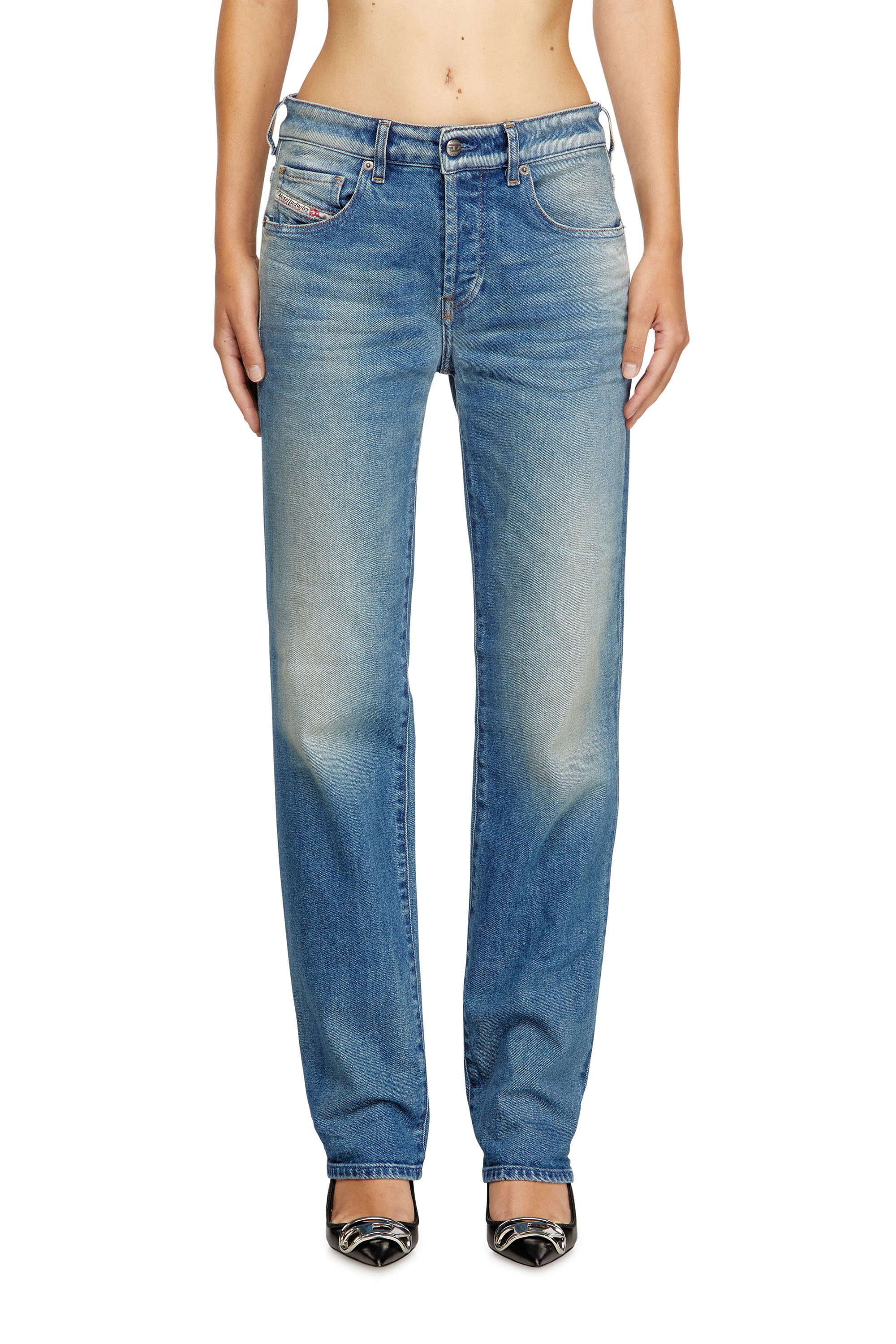 Regular Jeans 1989 D-Mine 09M14, Medium blue Diesel - Woman's Regular Jeans 1989 D-Mine 09M14, Medium blue - 3