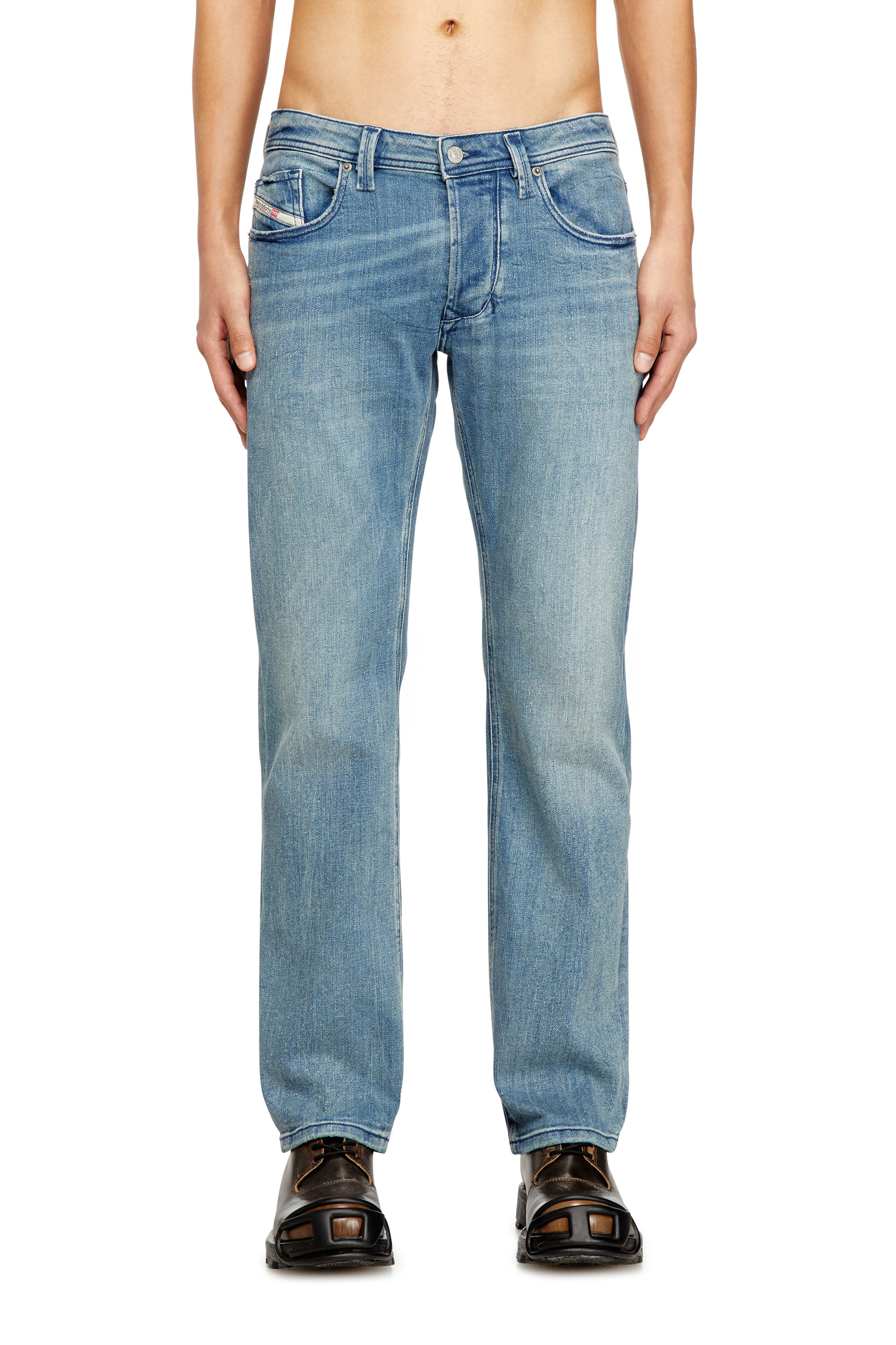 Diesel - Man's Regular Jeans 1985 Larkee 0BMBW, Medium blue - 1