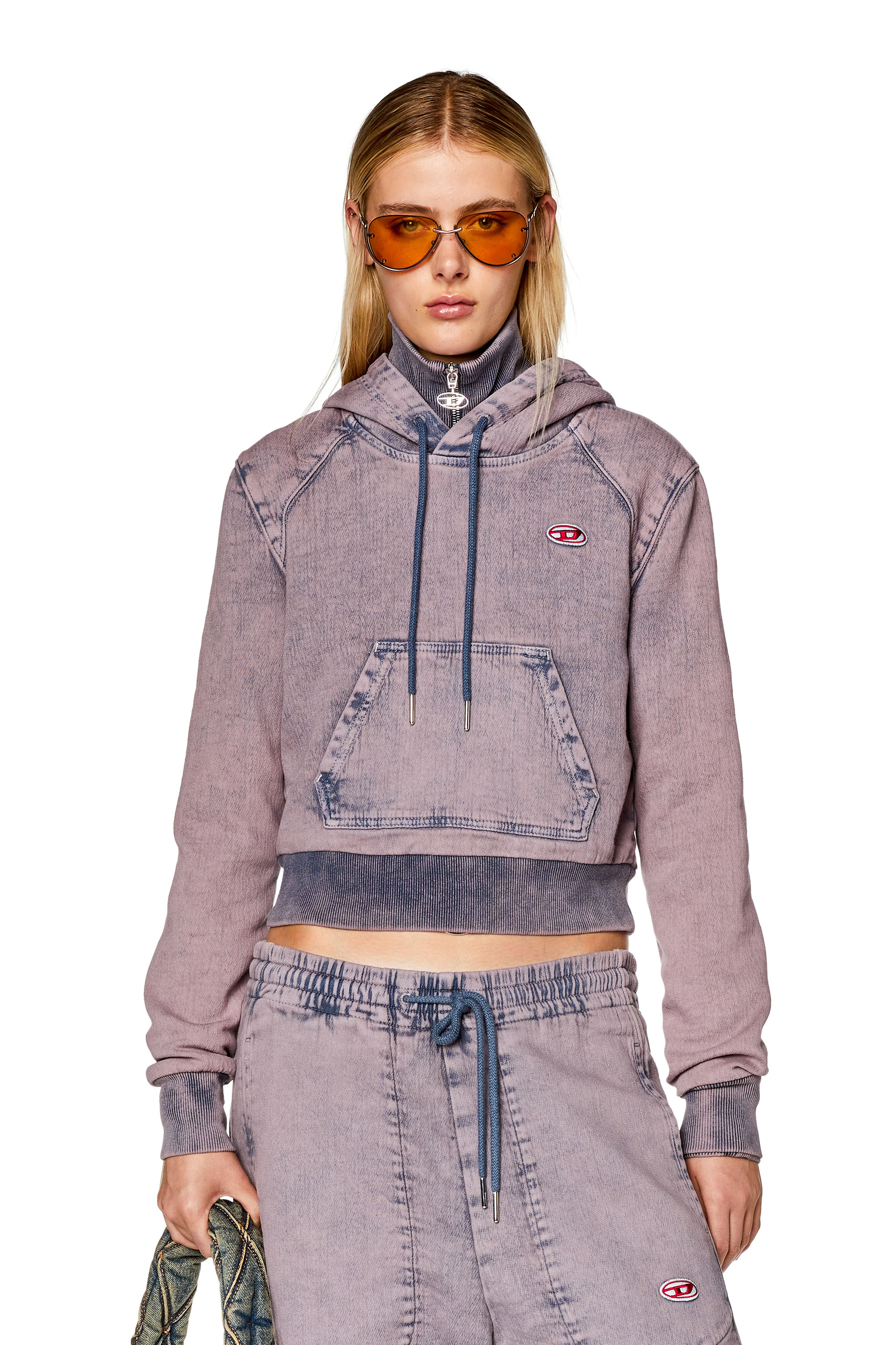 Diesel - D-ANGY-HOOD-NE, Lilac - Image 1