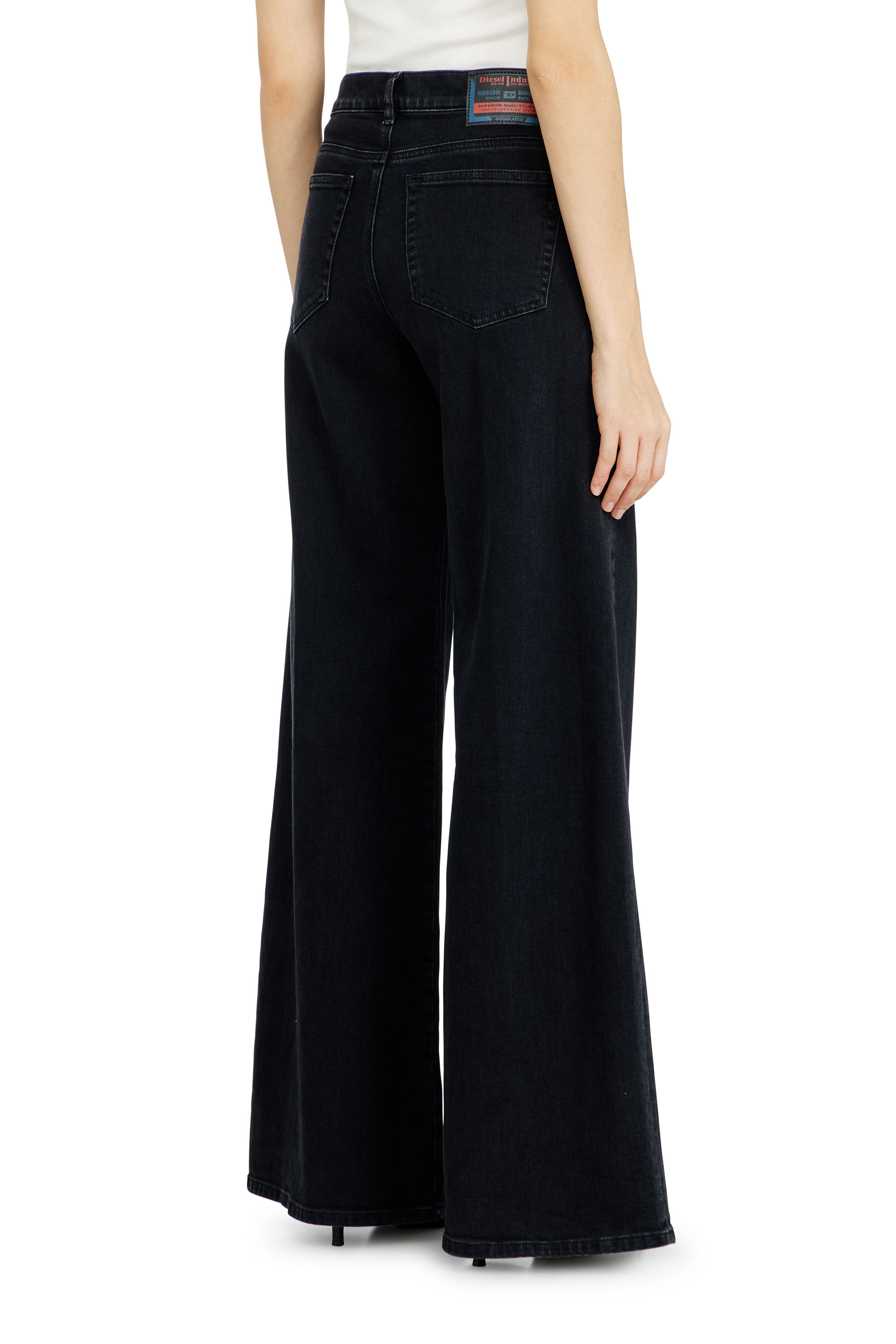 Diesel - Woman's Flare Jeans 1978 D-Akemi 09N89, Black/Dark grey - 5