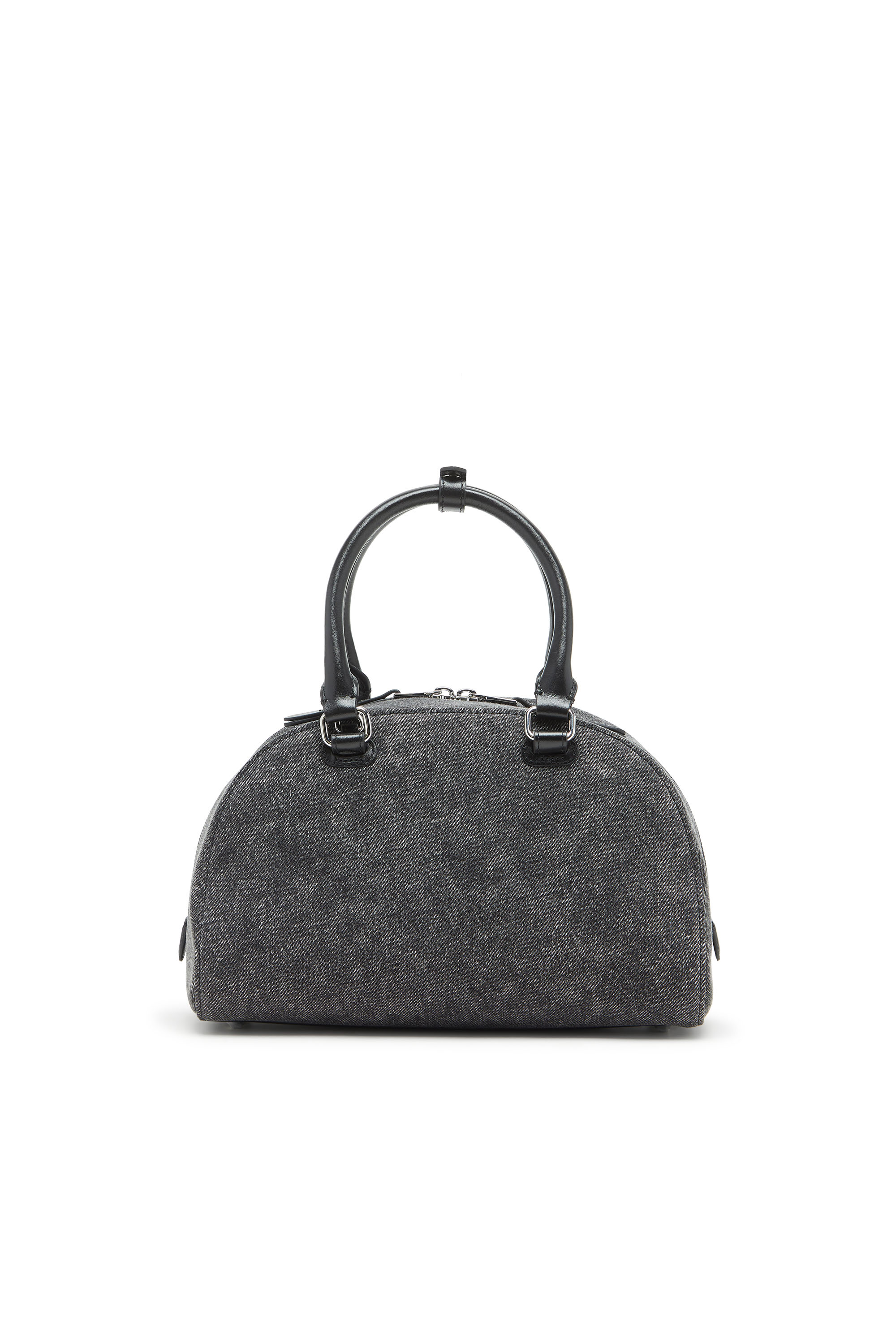 Diesel - 1DR DOME TOP HANDLE, Woman's 1DR Dome-Bowling bag in washed denim in null - 2