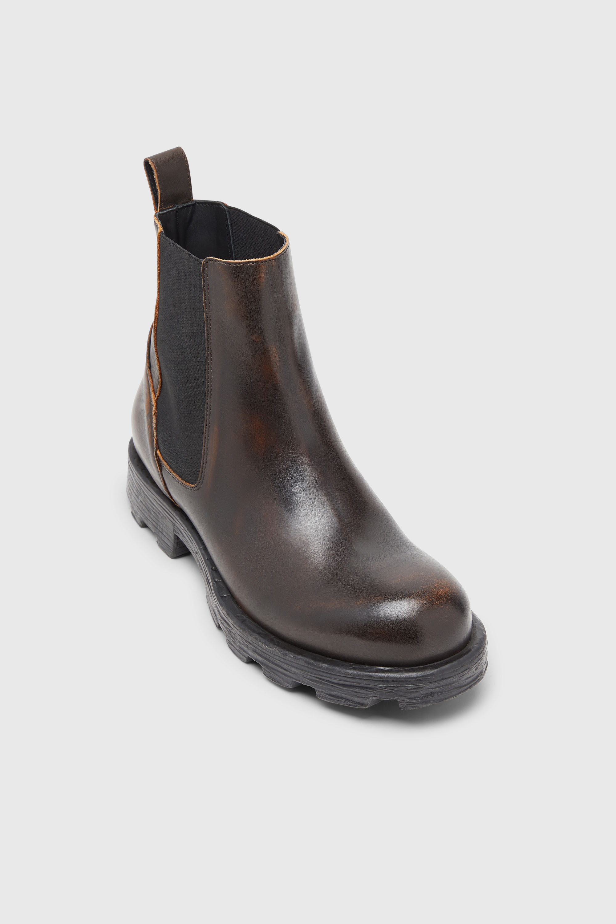 Diesel - D-HAMMER CH, Man's D-Hammer-Chelsea boots in brushed leather in Brown - 4