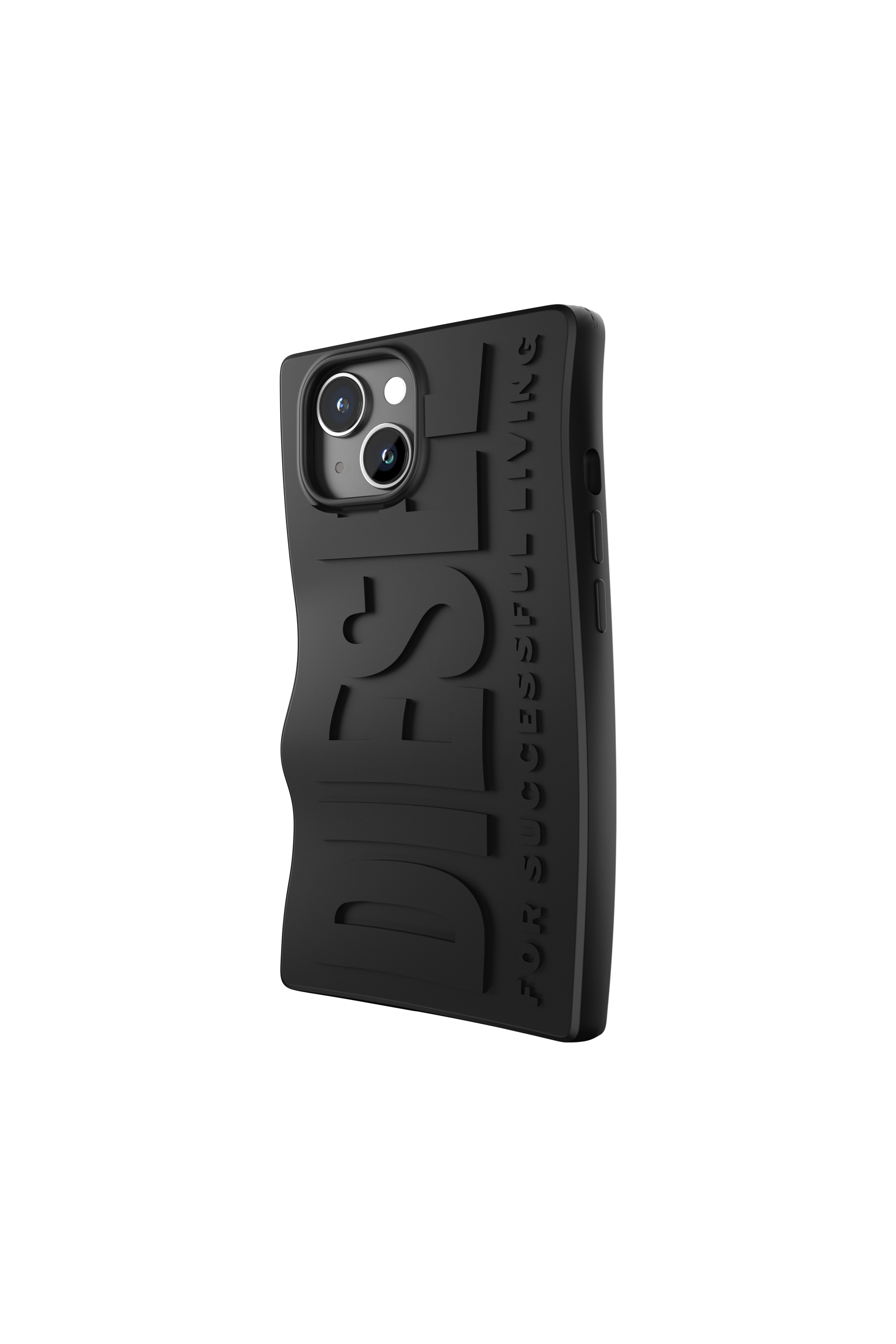 Diesel - 60076 MOULDED CASE, Unisex's Silicone Case iP 15 in Black - 4