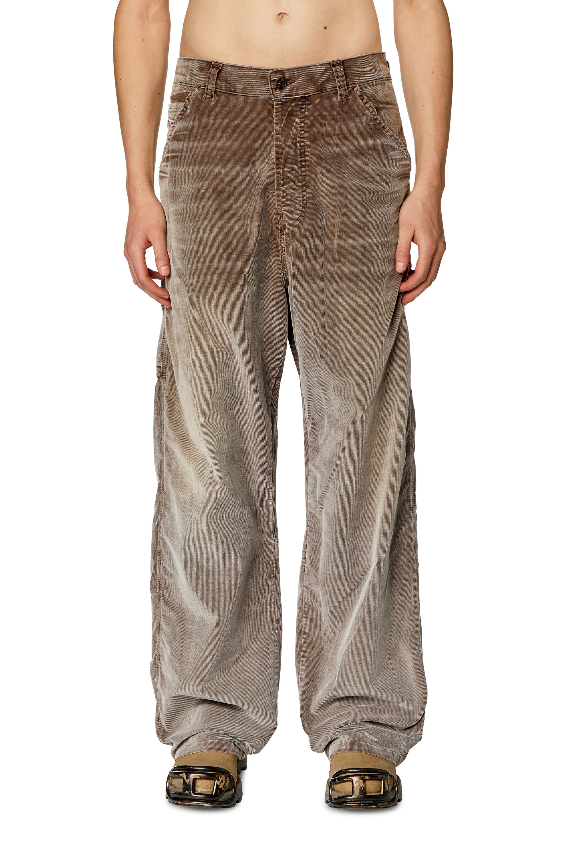 Diesel - Straight Jeans D-Livery 068JF, Brown - Image 2