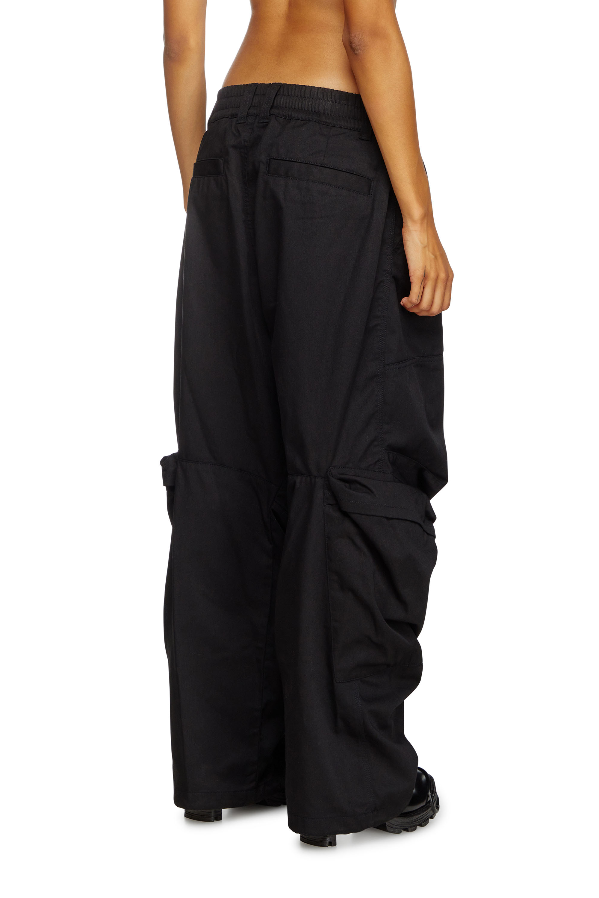 Diesel - P-ARNE-FEM-P2, Woman's Cargo pants in cotton twill in null - 4