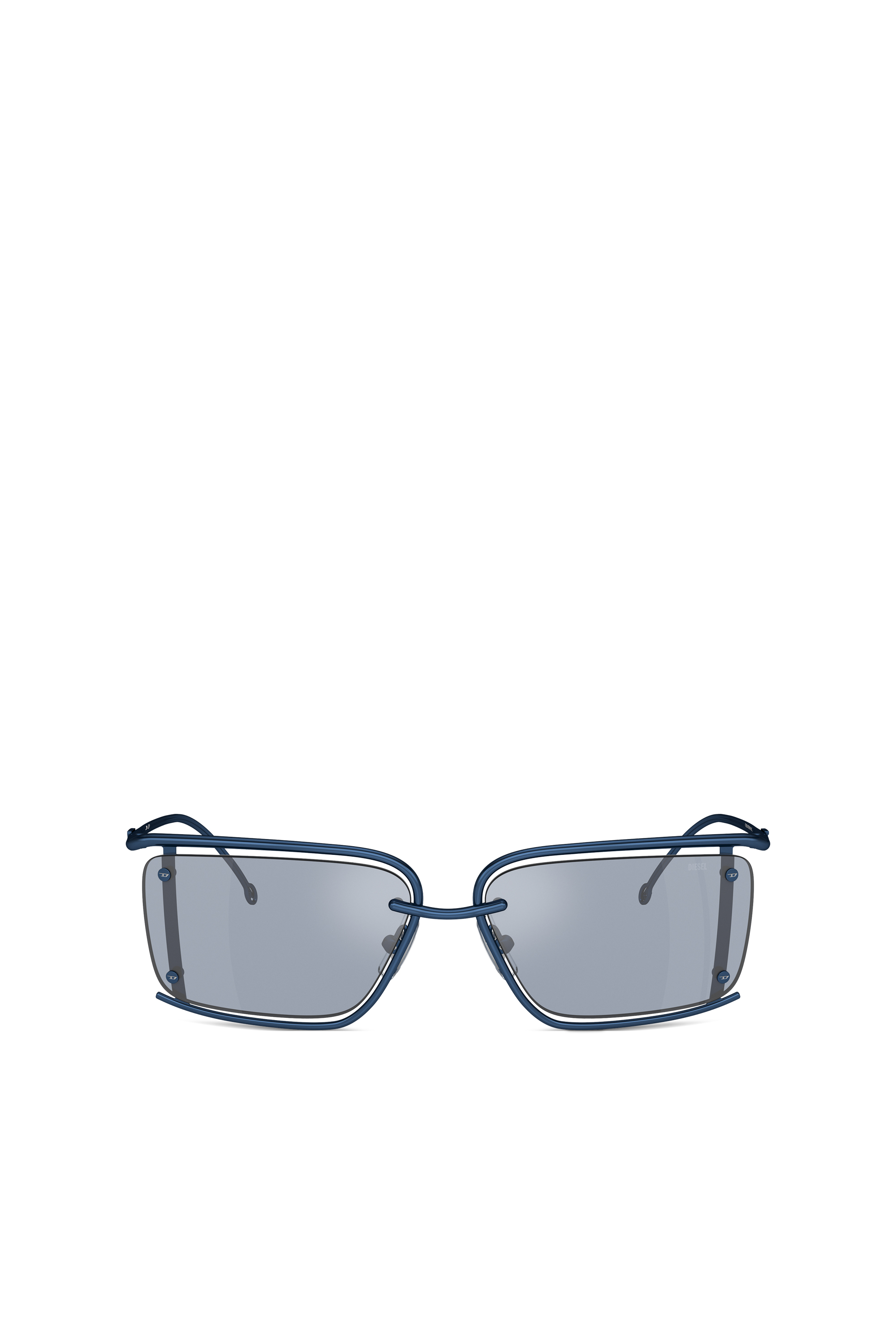 Diesel - 0DL1002, Unisex's Rectangle sunglasses in Blue - 1