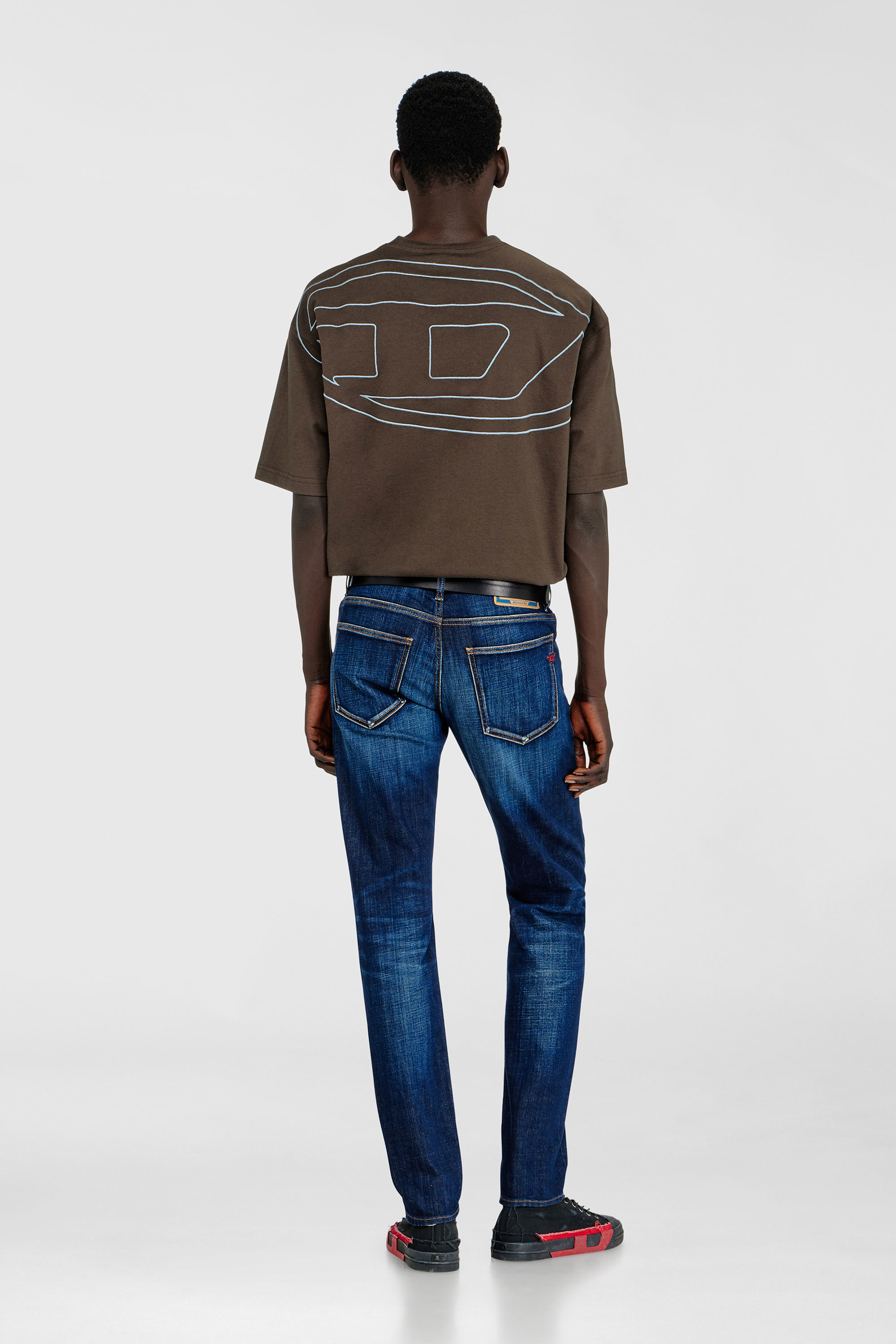 Diesel - Man's Slim Jeans 2019 D-Strukt 09L61, Medium blue - 3