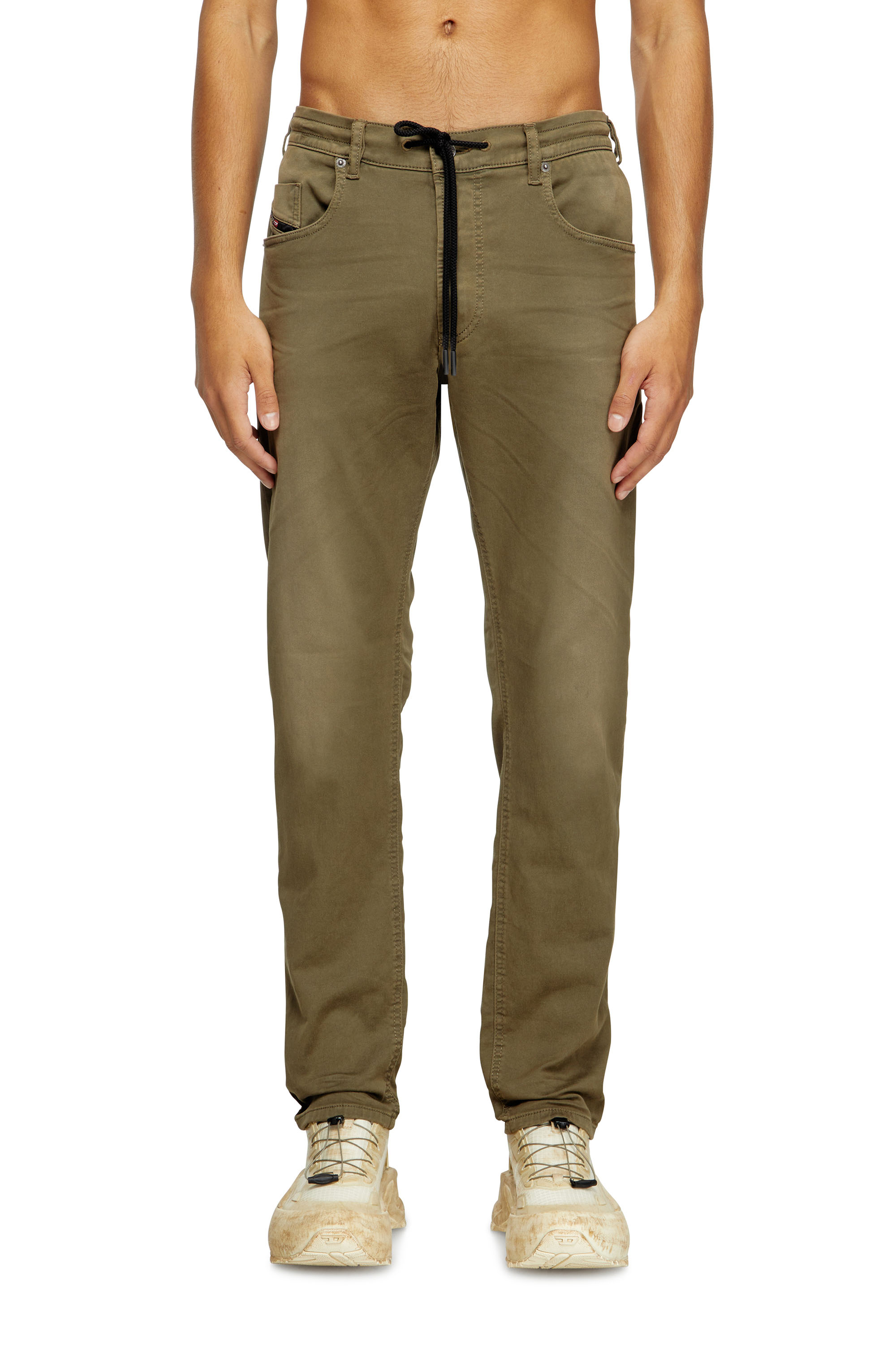 Diesel - Man's Regular 2032 D-Krooley Joggjeans® 0670M, Green - 3