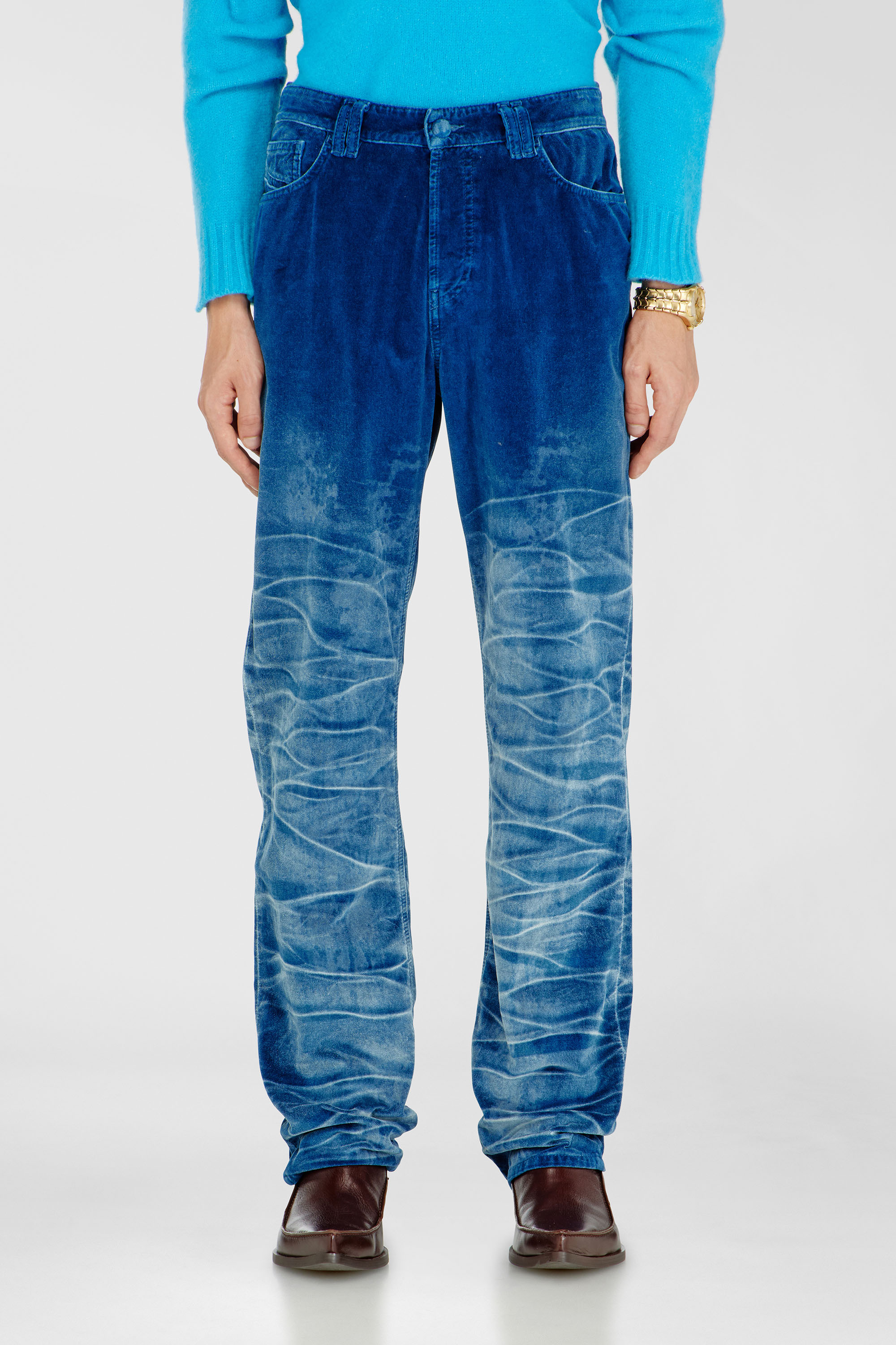 Diesel - Man's Regular Jeans 1991 D-Voeed 003PF, Dark Blue - 1