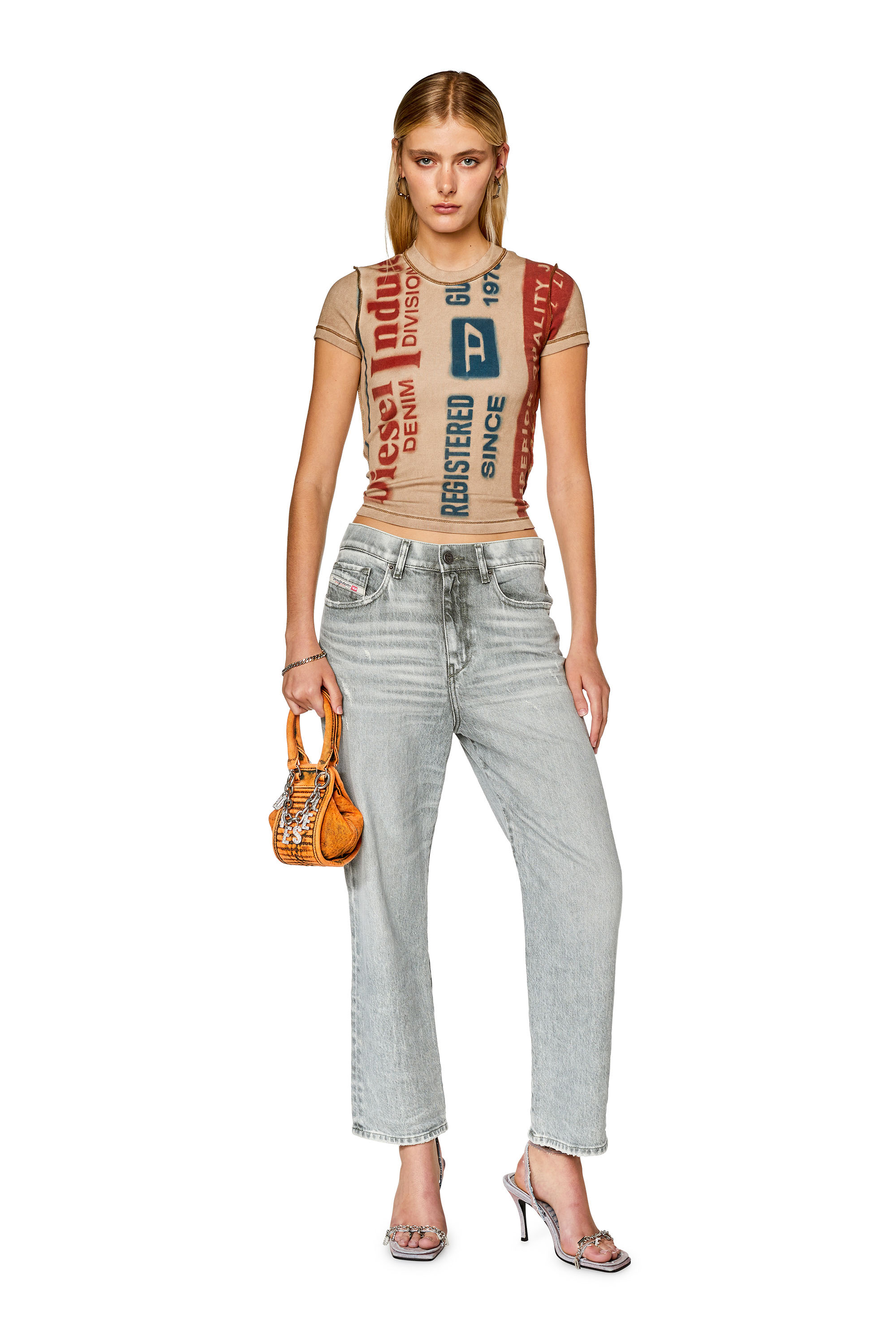Diesel - Boyfriend Jeans 2016 D-Air 09G52, Grey - Image 1