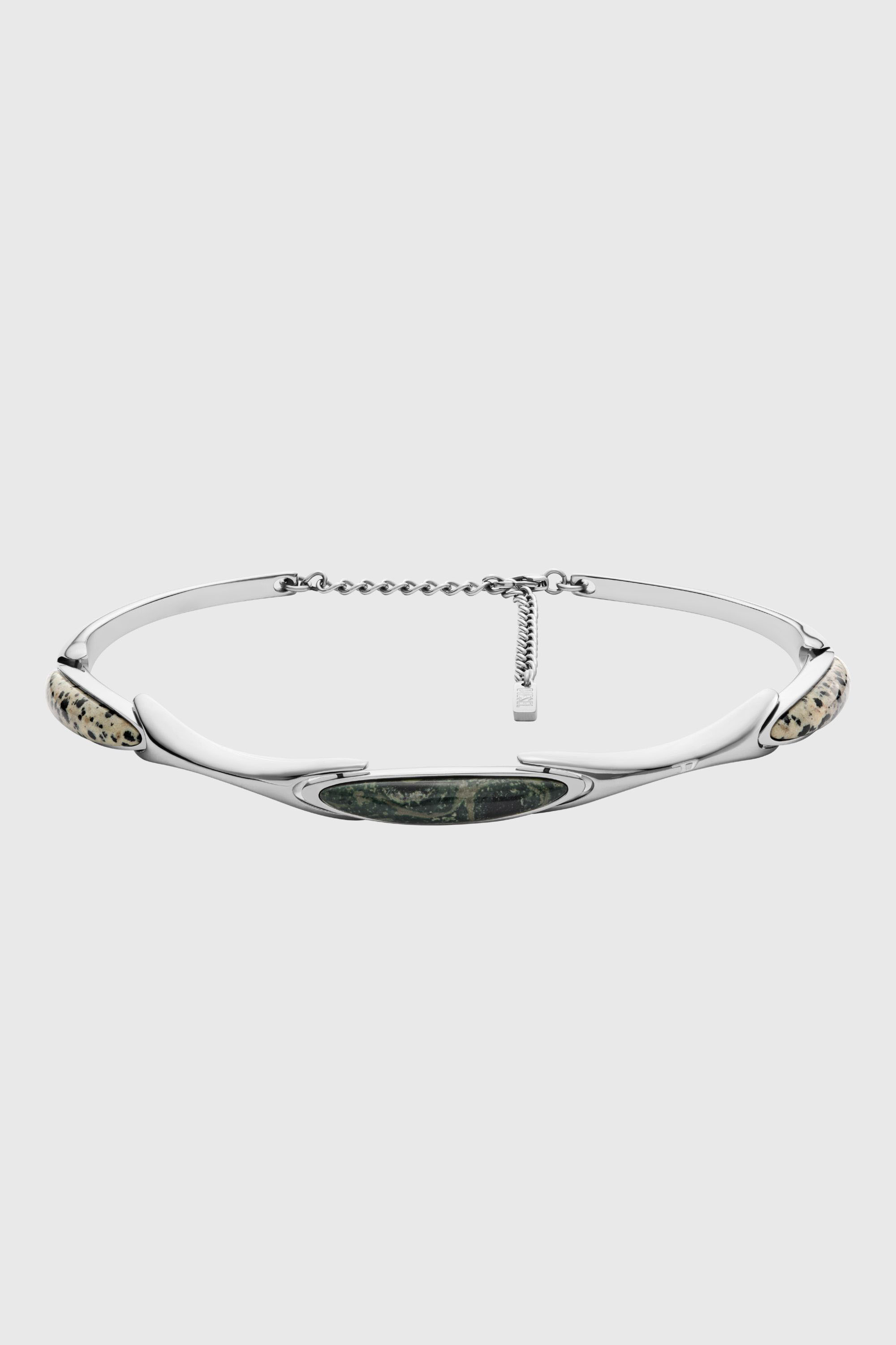 Diesel - DX167740 JEWELLERY, Unisex's Stainless Steel Choker Necklace in Silver - 1