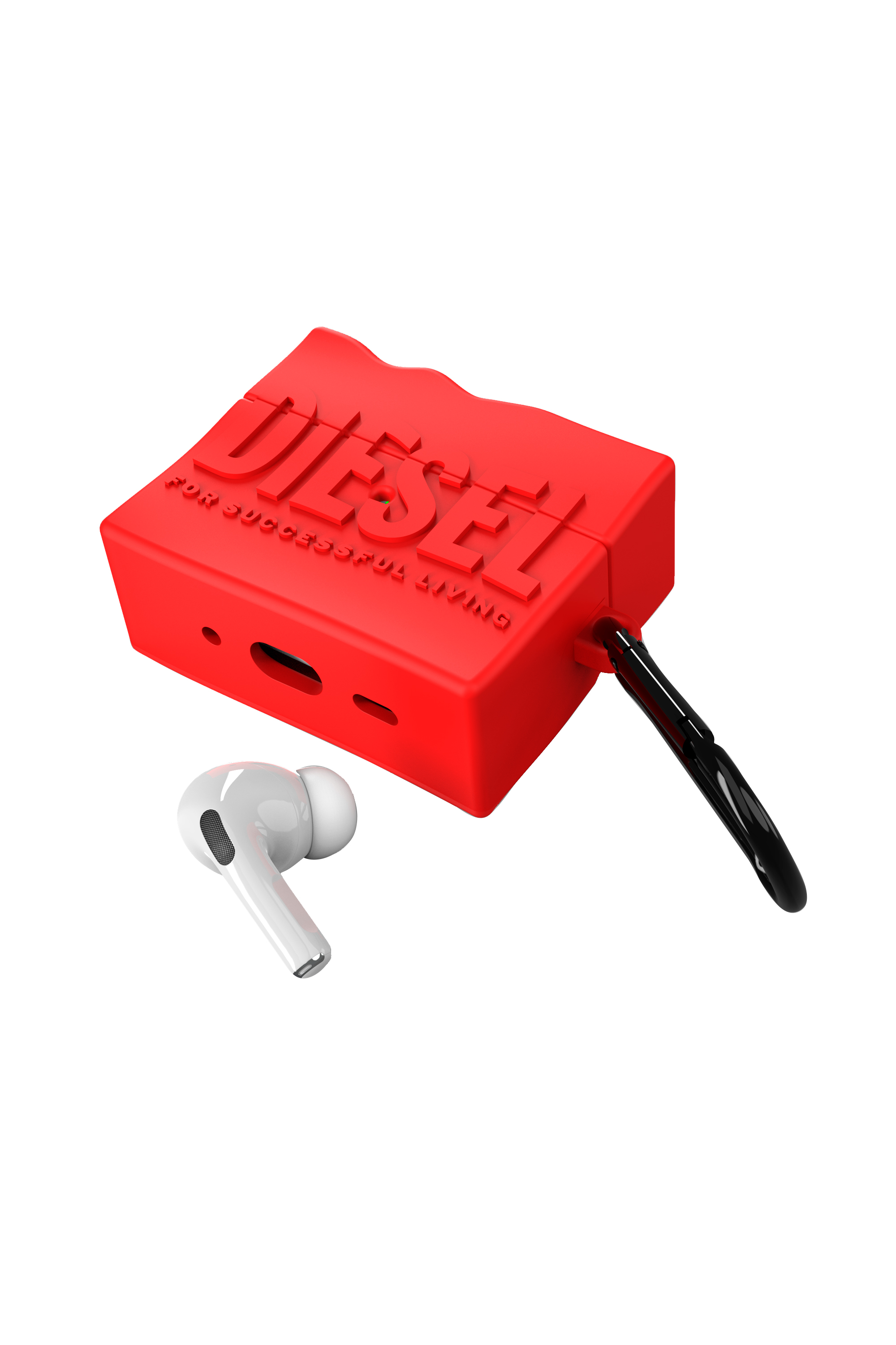 Diesel - 54135 AIRPOD CASE, Unisex's D By Airpod case Airpods Pro / Pro 2 in Red - 3