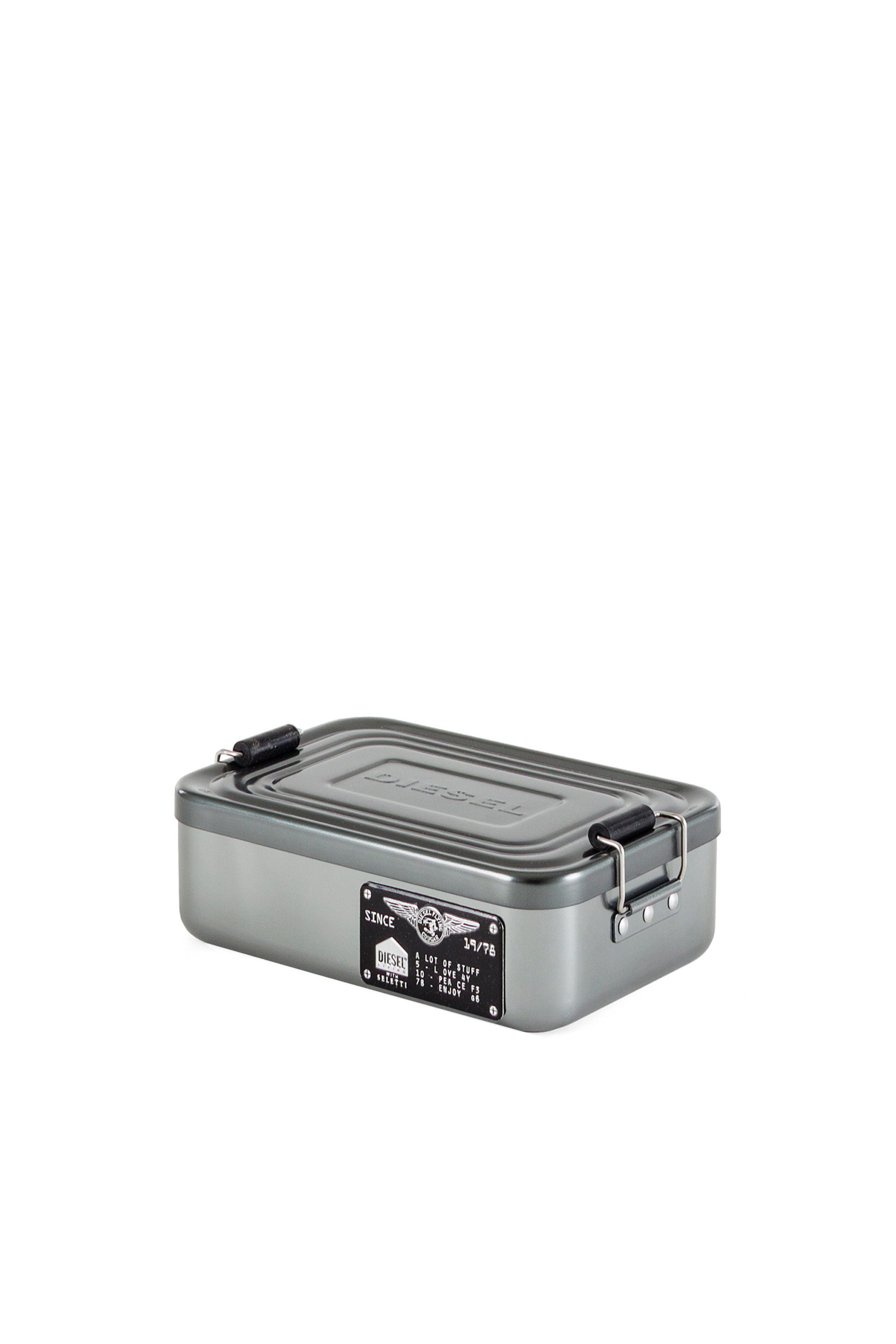 Diesel - 11035 SURVIVAL, Unisex's Aluminium box with lid, small size in Metal Grey - 3
