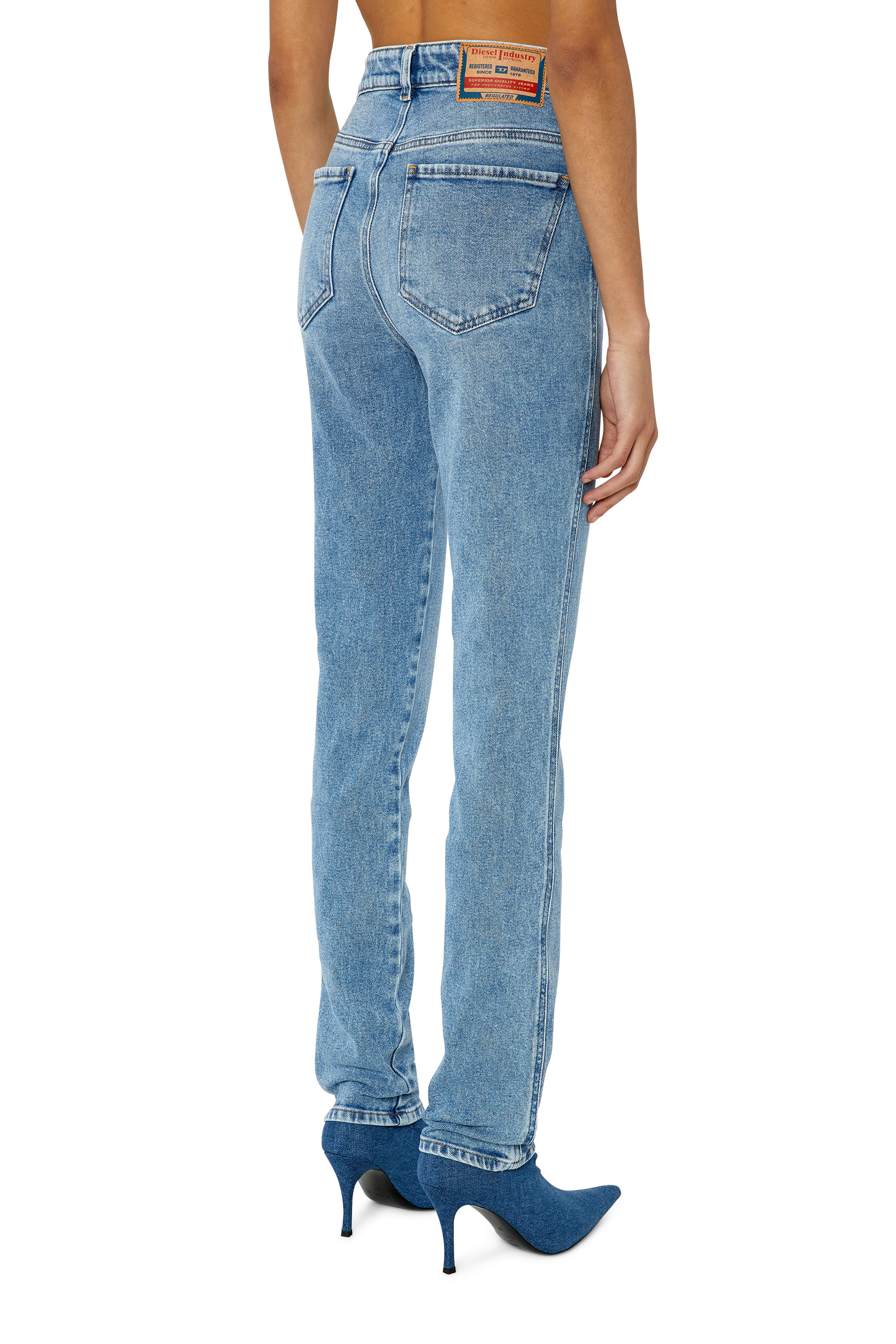 Diesel - Straight Jeans 1994 9B92L, Light Blue - Image 2