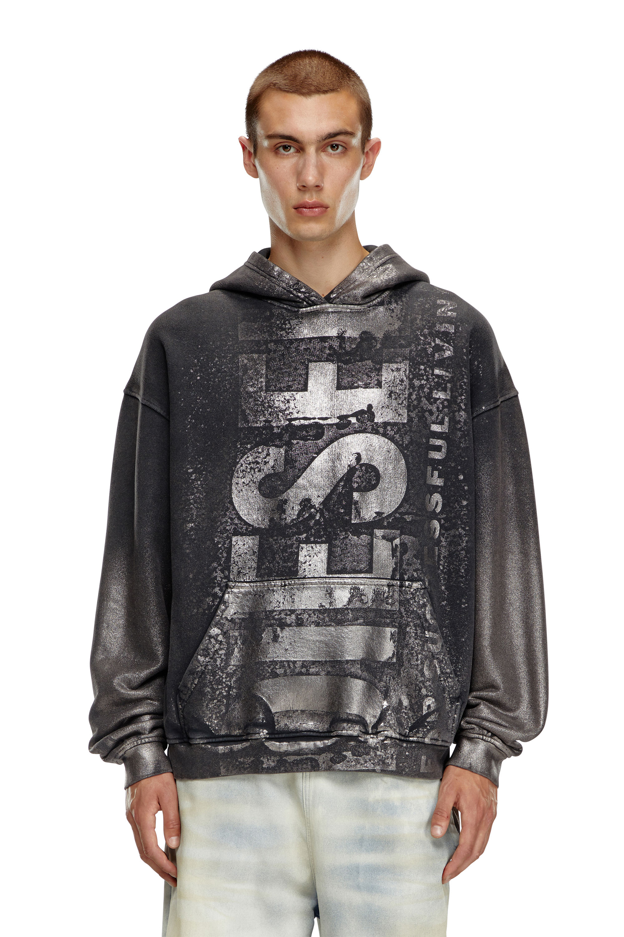 Diesel - S-BOXT-HOOD-Q6, Black - Image 1