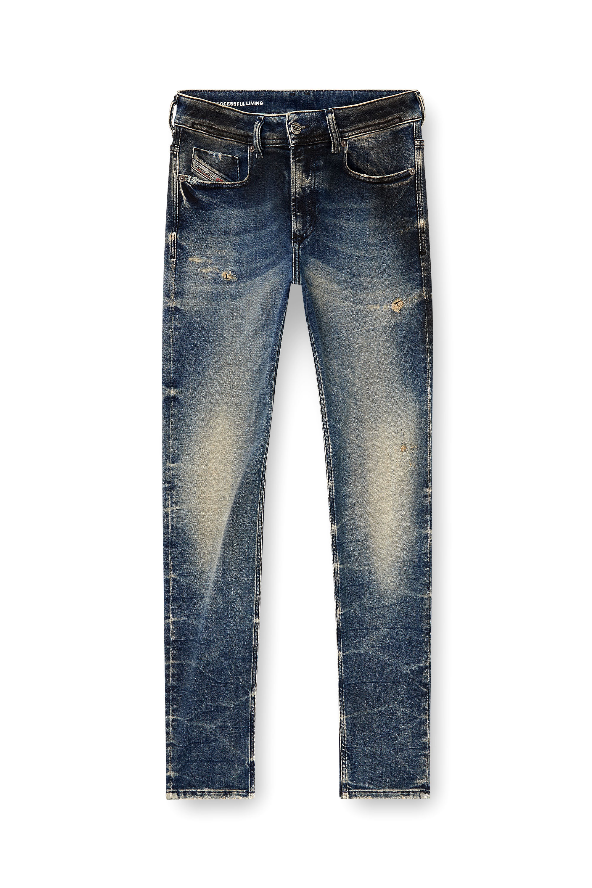 Skinny Jeans 1979 Sleenker 09N15, Medium blue Diesel - Man's Skinny Jeans 1979 Sleenker 09N15, Medium blue - 2