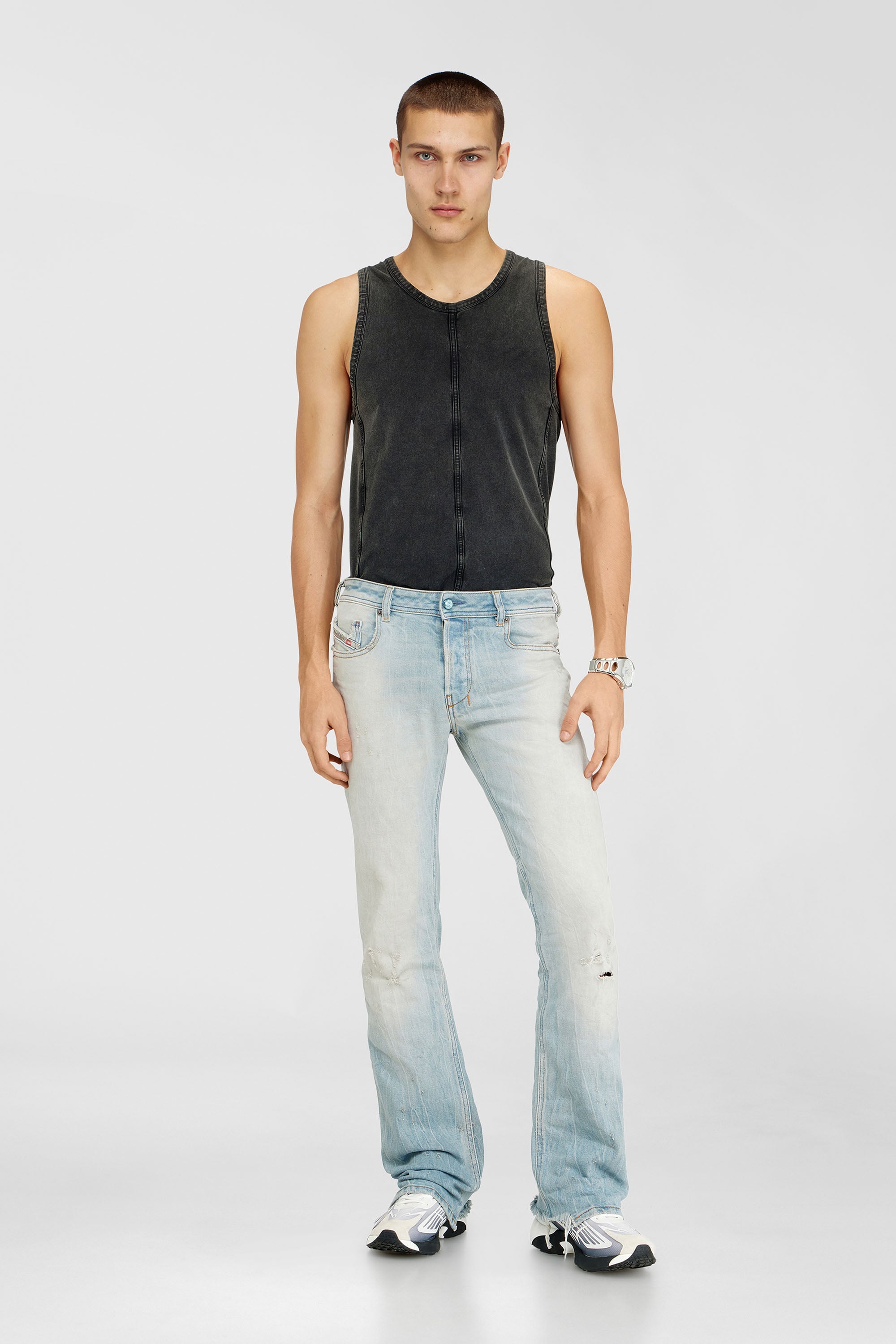 Diesel - Man's Bootcut Jeans 2007 Zatiny 09N47, Light Blue - 2