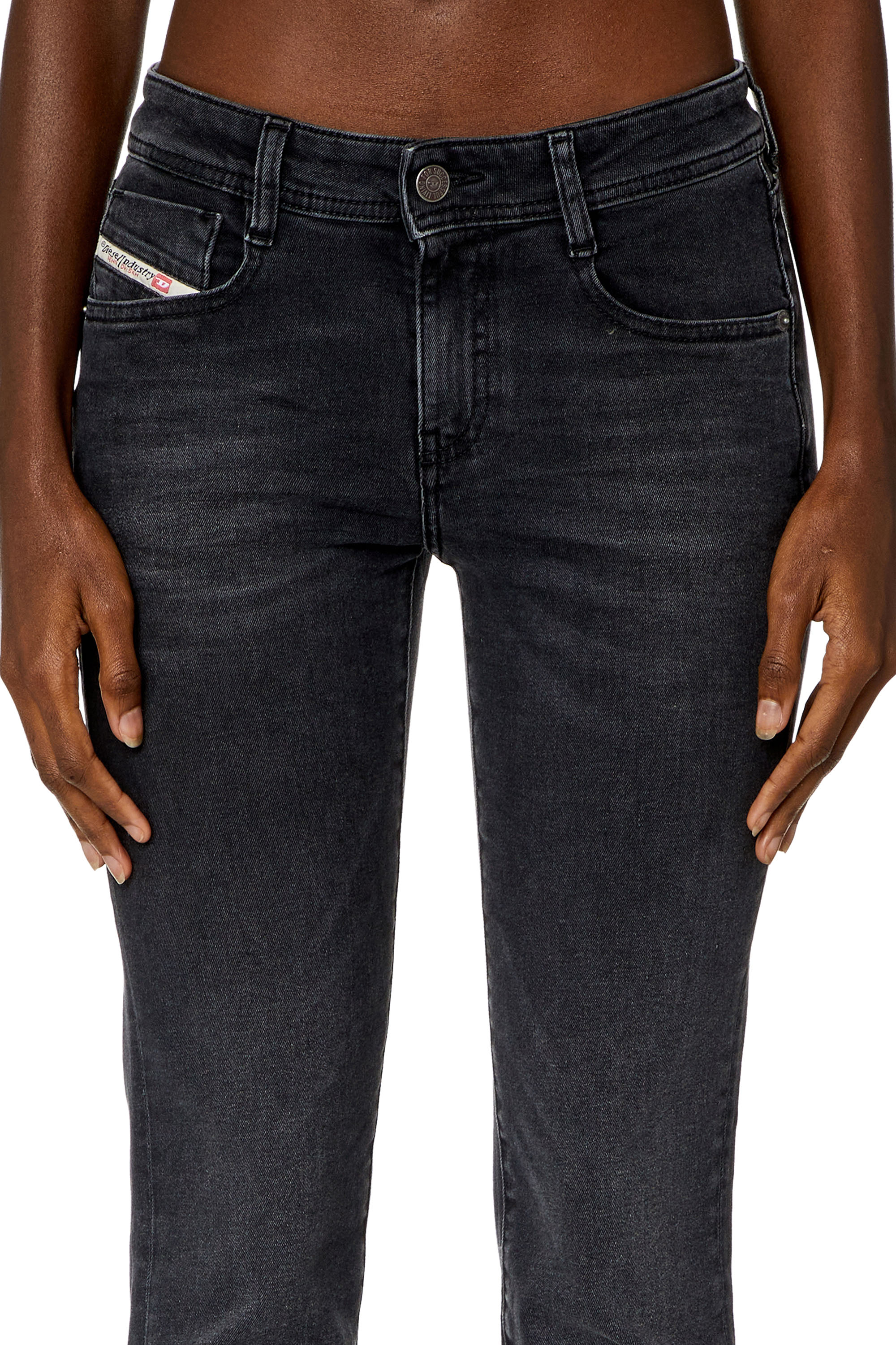 Diesel - Woman's Bootcut Jeans 1969 D-Ebbey 0PFAS, Black/Dark grey - 5