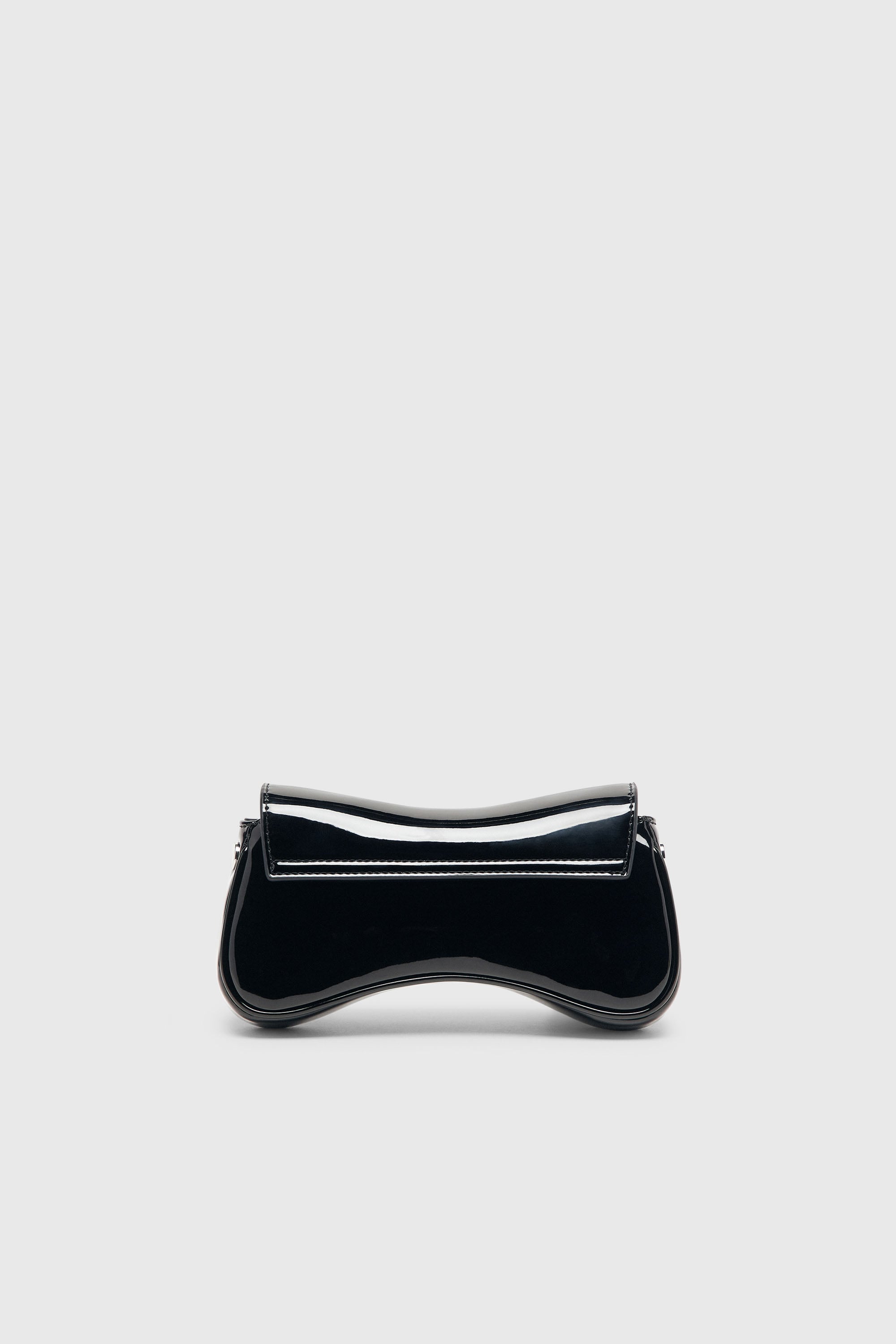 Diesel - PLAY CROSSBODY XS, Woman's Play-Small crossbody bag glossy in Black/Flash mirror - 2