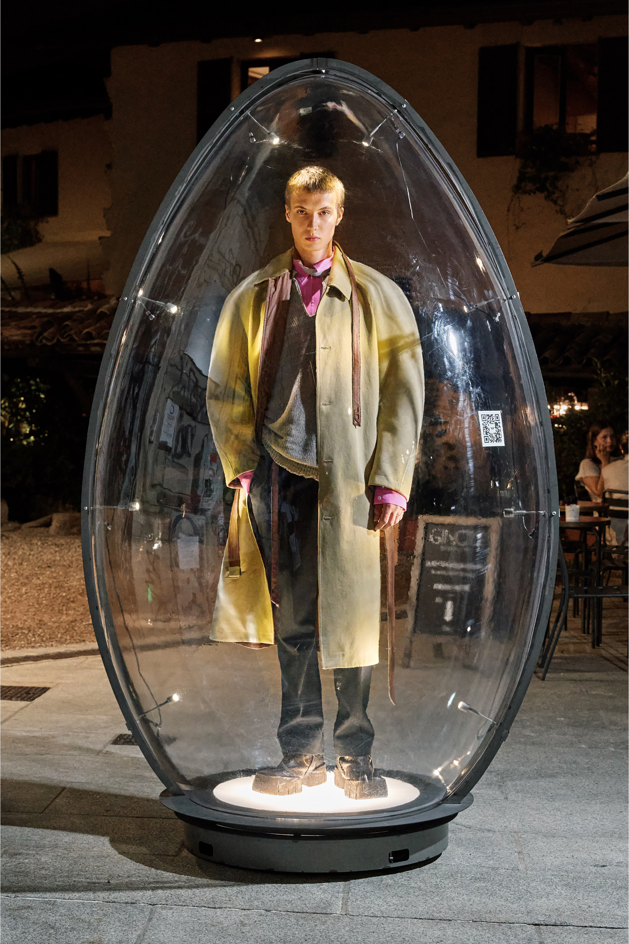 Diesel - D-TEX TU, Man's D-Tex-Biker boot in crackle leather in Brown - 2