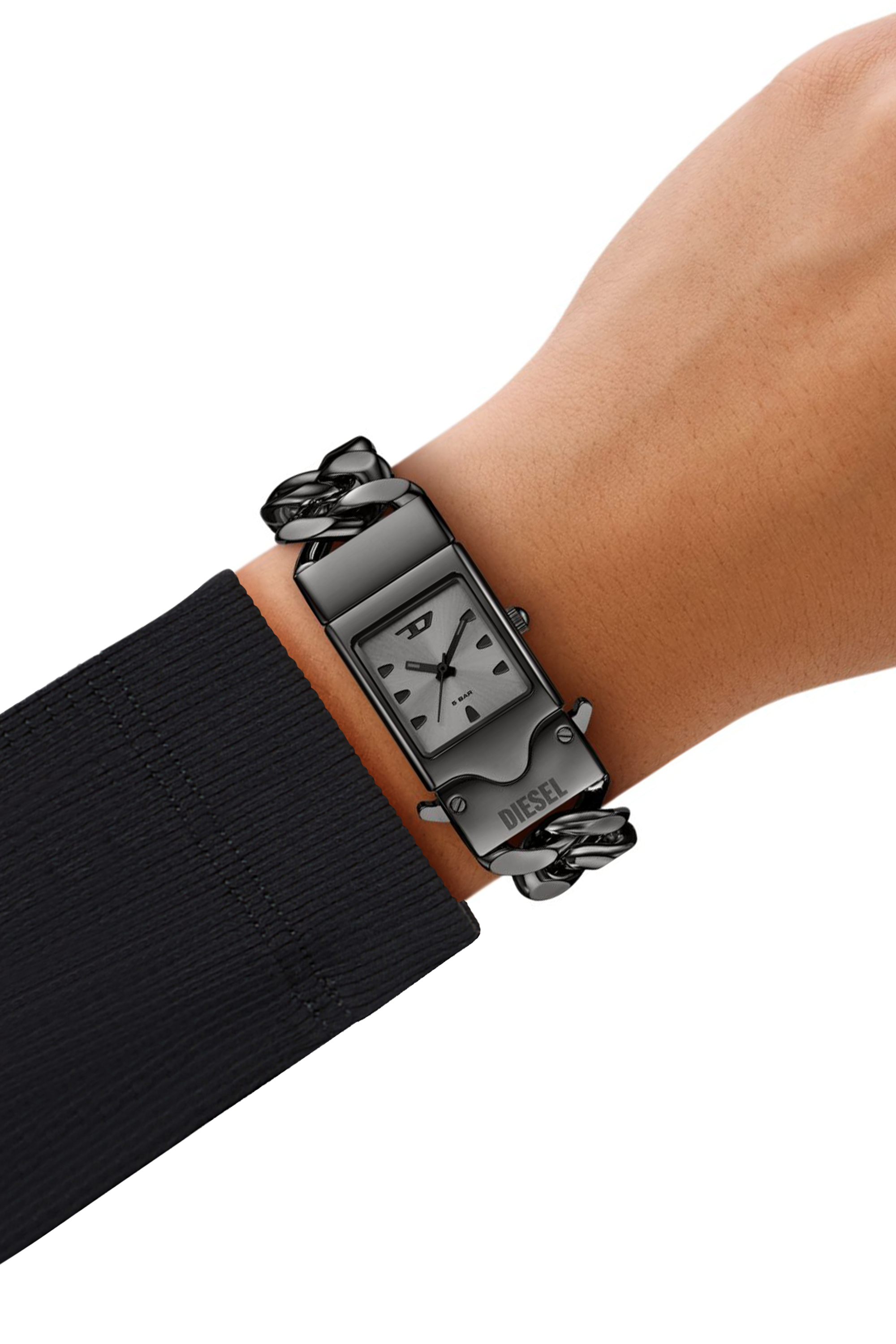 Diesel - DZ2227 WATCH, Unisex's Closer in gunmetal stainless steel watch in Dark grey - 4