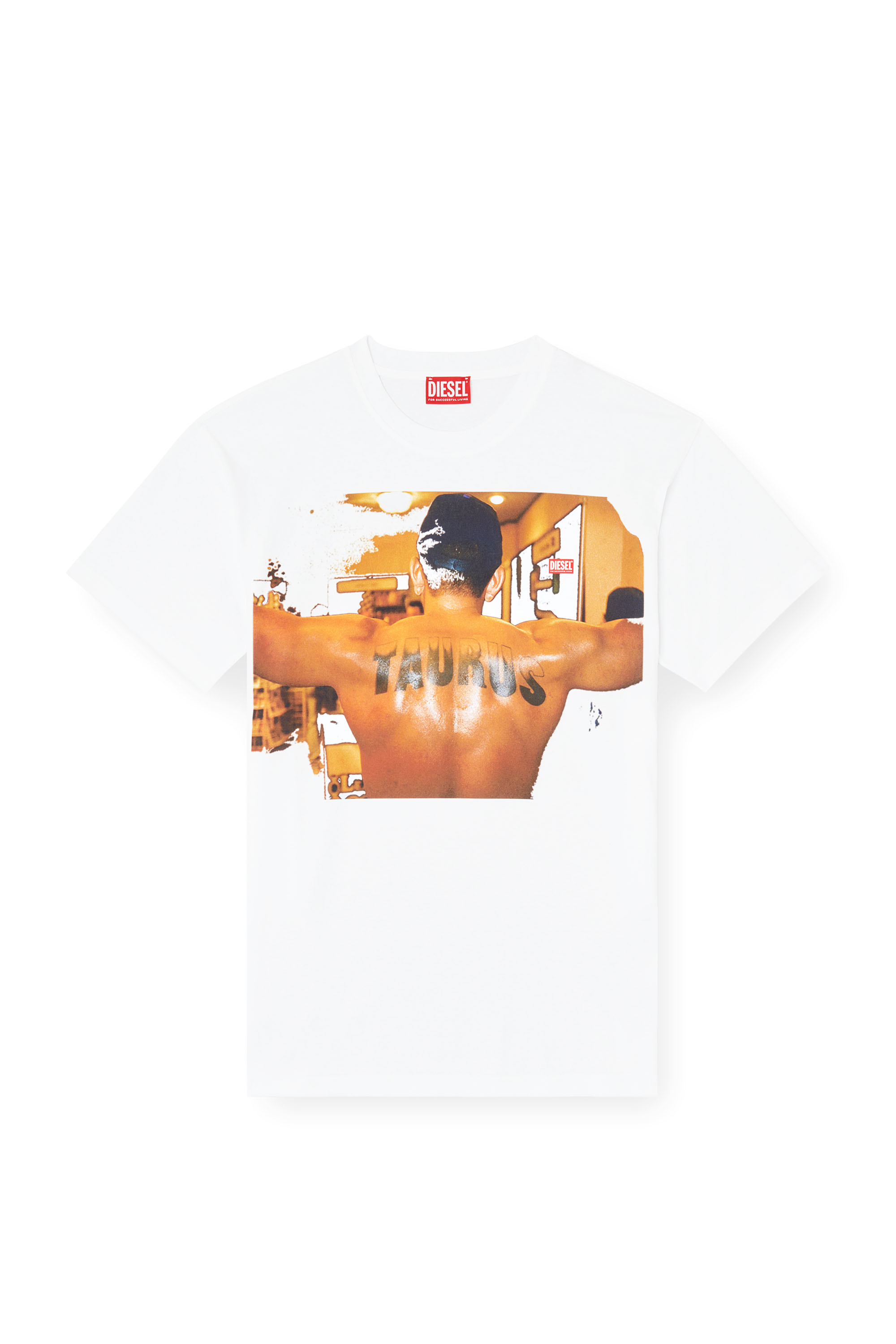 Diesel - PR-T-NORM-TOM25-1, Unisex's T-shirt with graphic print in White - 4