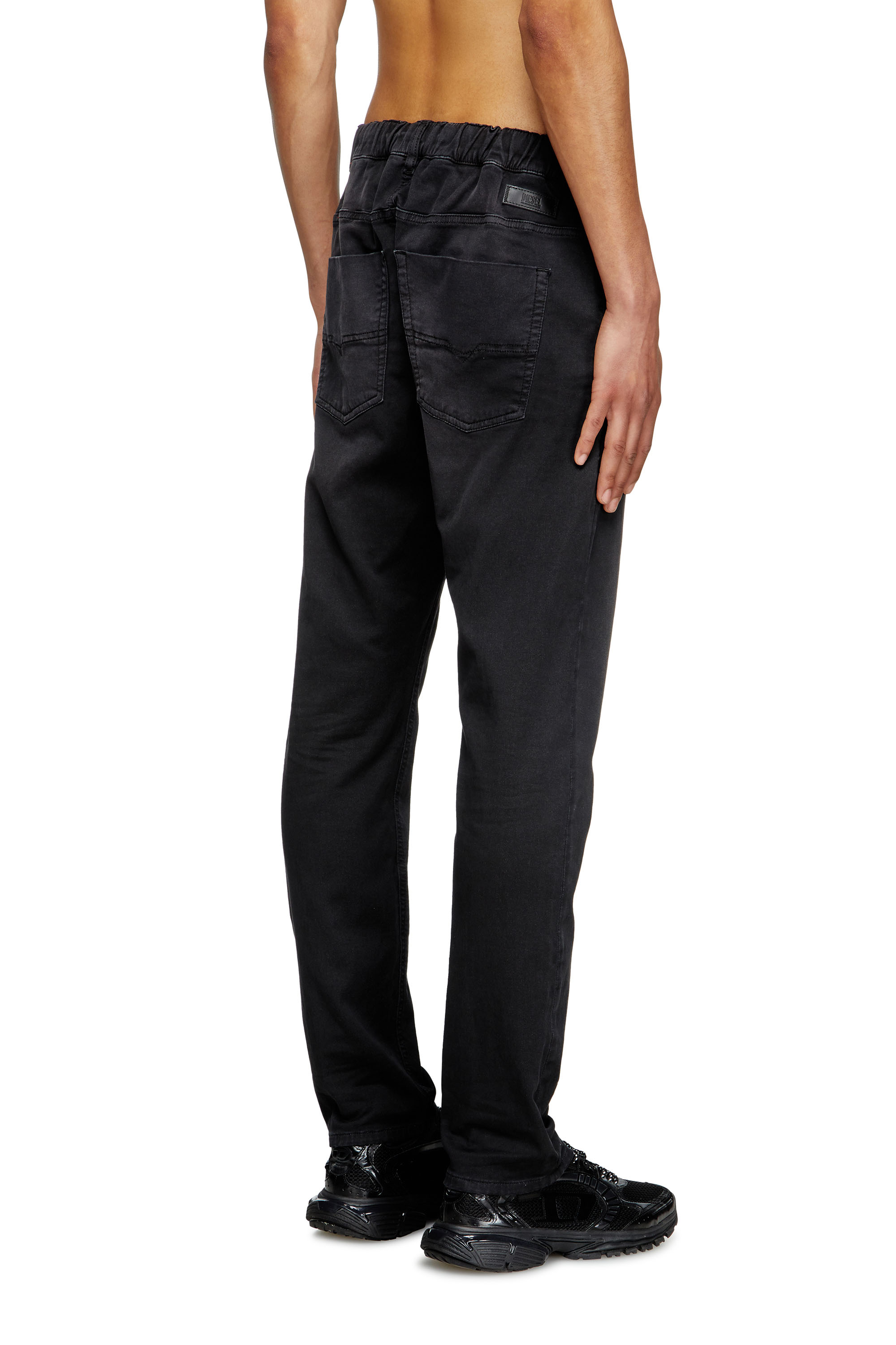 Regular 2032 D-Krooley Joggjeans® 0670M, Black/Dark grey Diesel - Man's Regular 2032 D-Krooley Joggjeans® 0670M, Black/Dark grey - 4