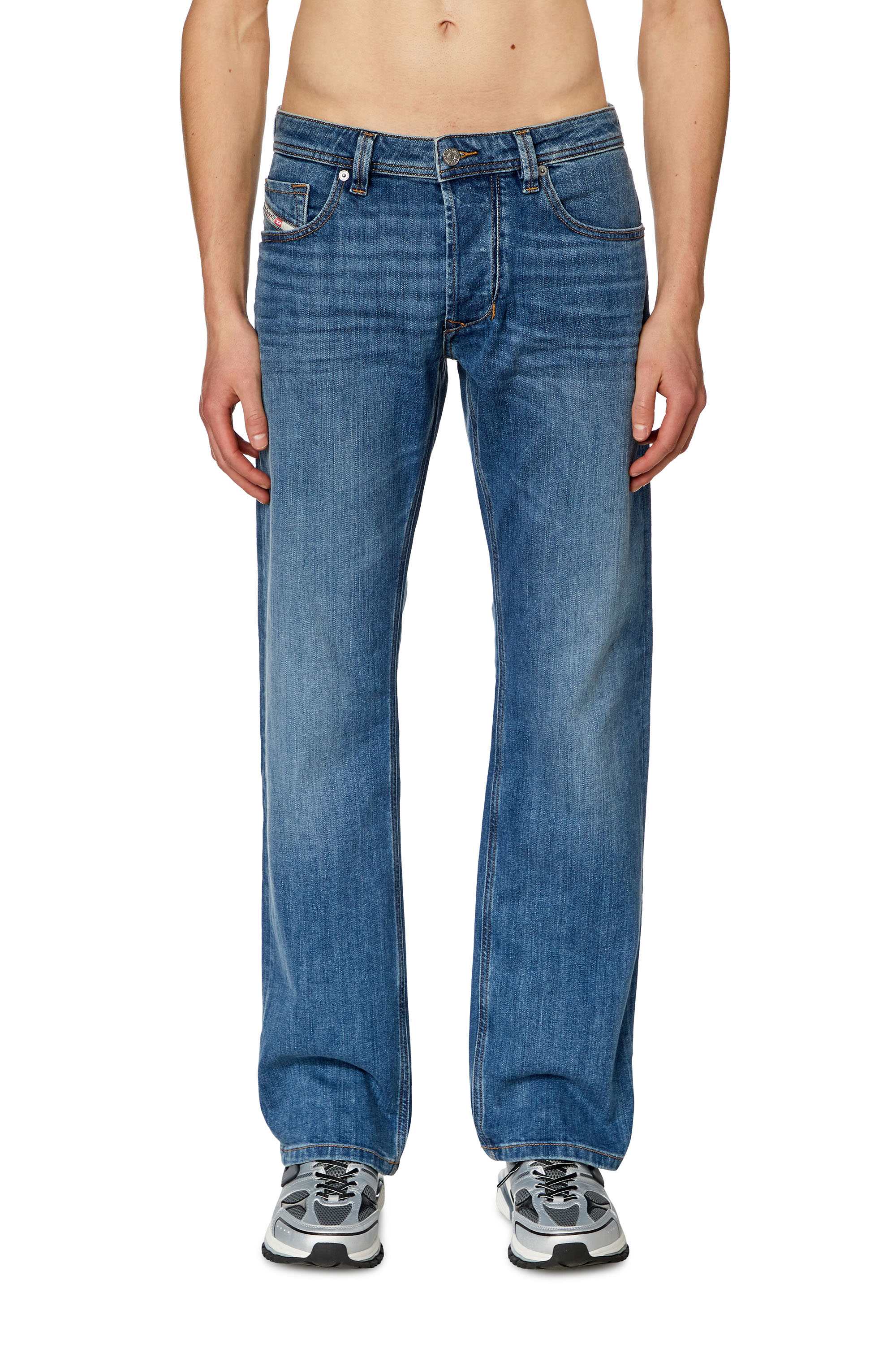 Diesel - Man's Straight Jeans 1985 Larkee 0KIAL, Light Blue - 1