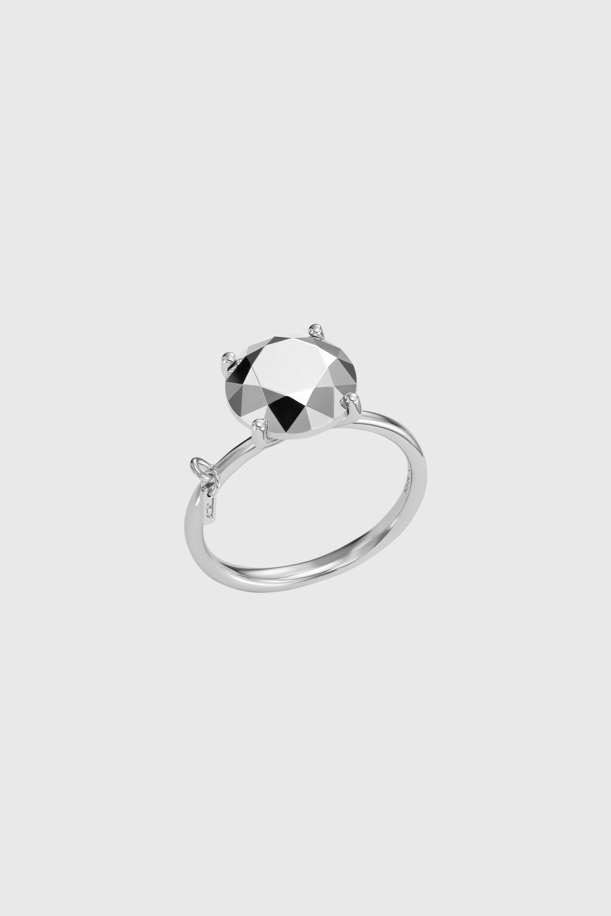 Diesel - DL1353040 STERLING SILVER JEWEL, Unisex's Diamond Cut Sterling Silver Ring in Silver - 1