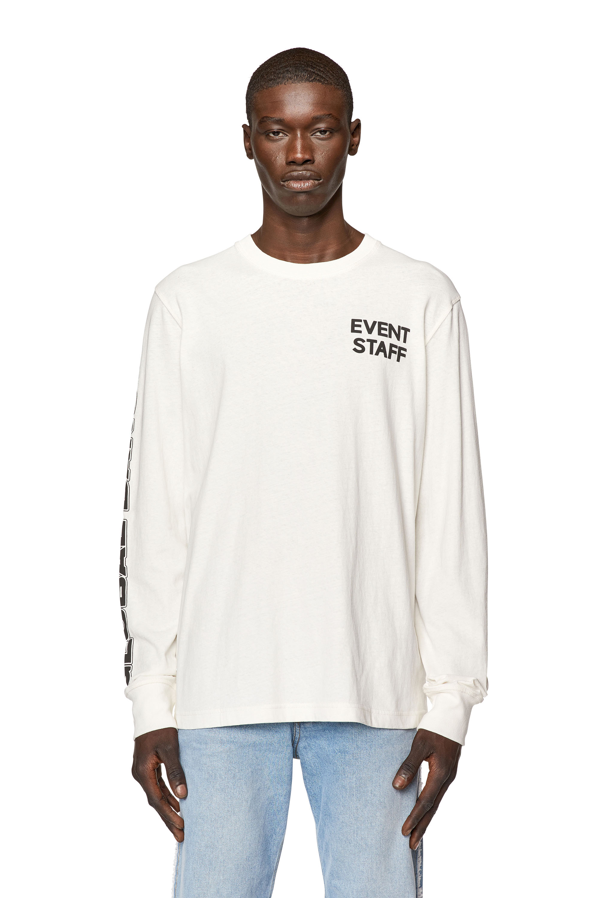 Diesel - T-JUST-LS-L3, White - Image 6