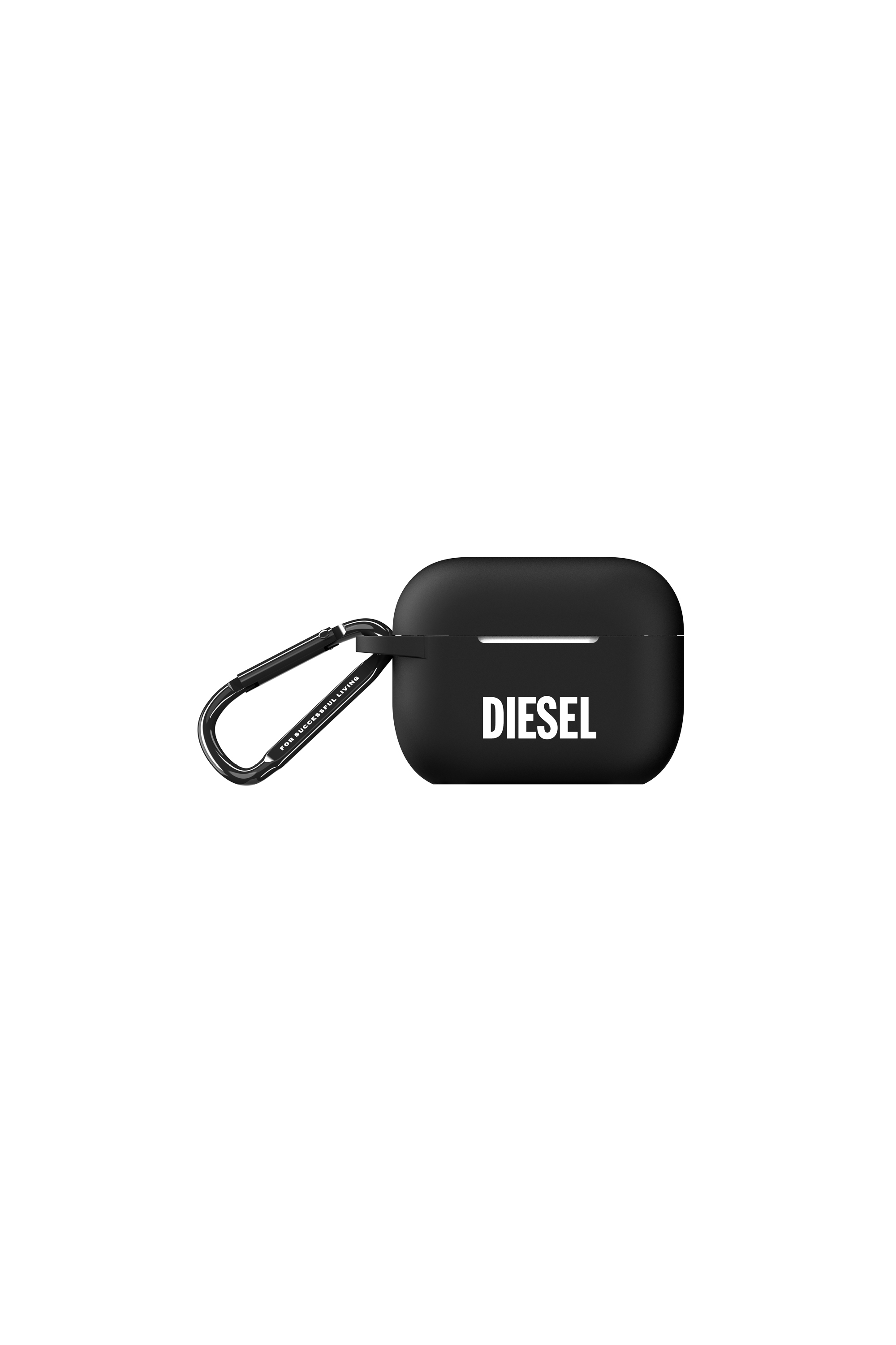 Diesel - 45835 AIRPOD CASE, Unisex's Airpod case silicone  for AirPods pro in Black - 1