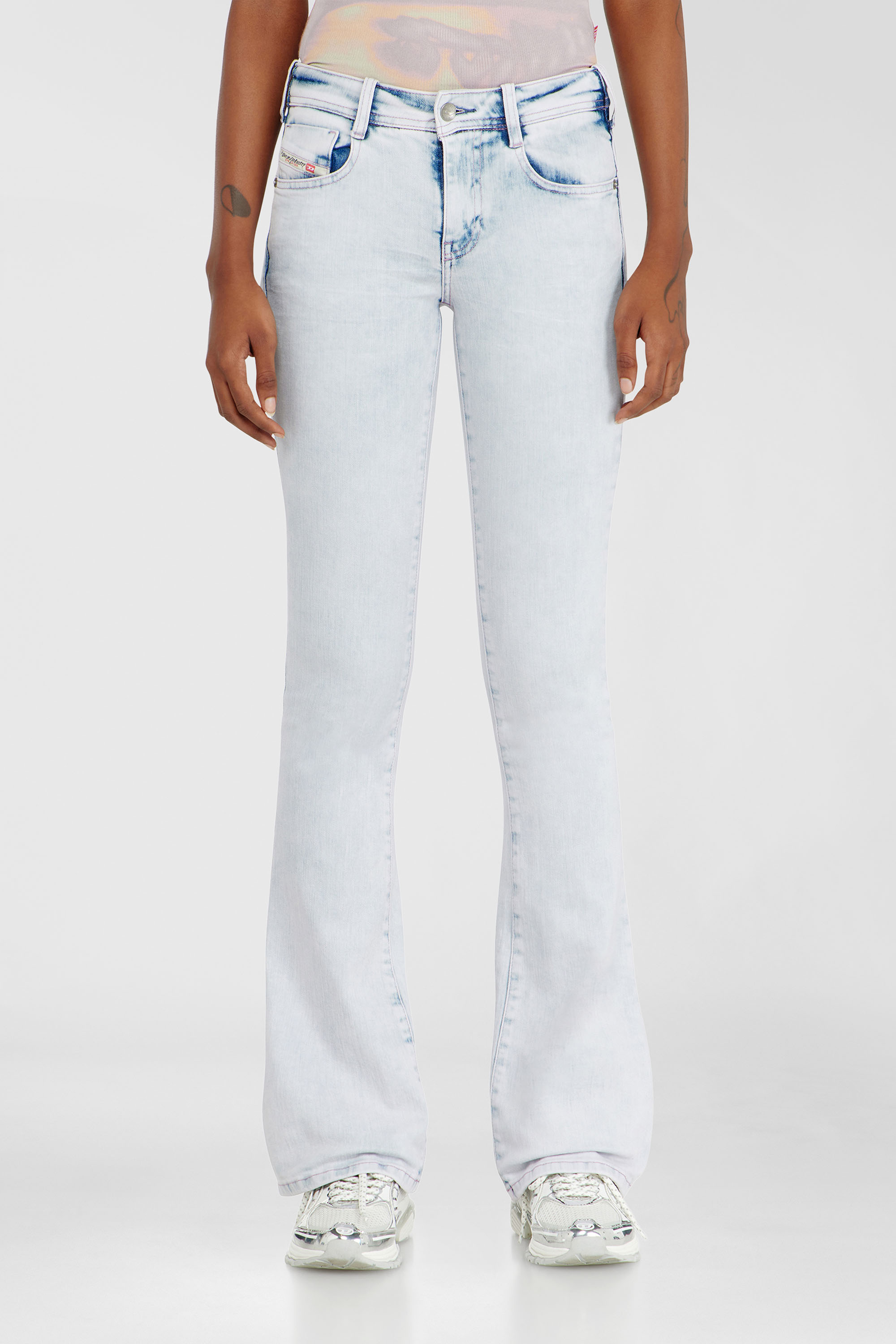 Diesel - Woman's Bootcut Jeans 1969 D-Ebbey 0HDBH, Light Blue - 1