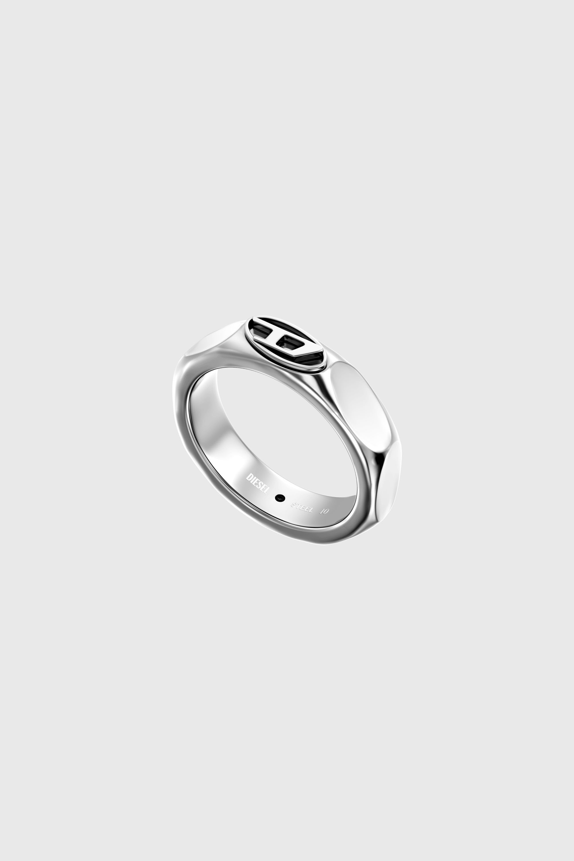 Diesel - DX1693040 JEWELLERY, Unisex's Stainless steel band ring in Silver - 2