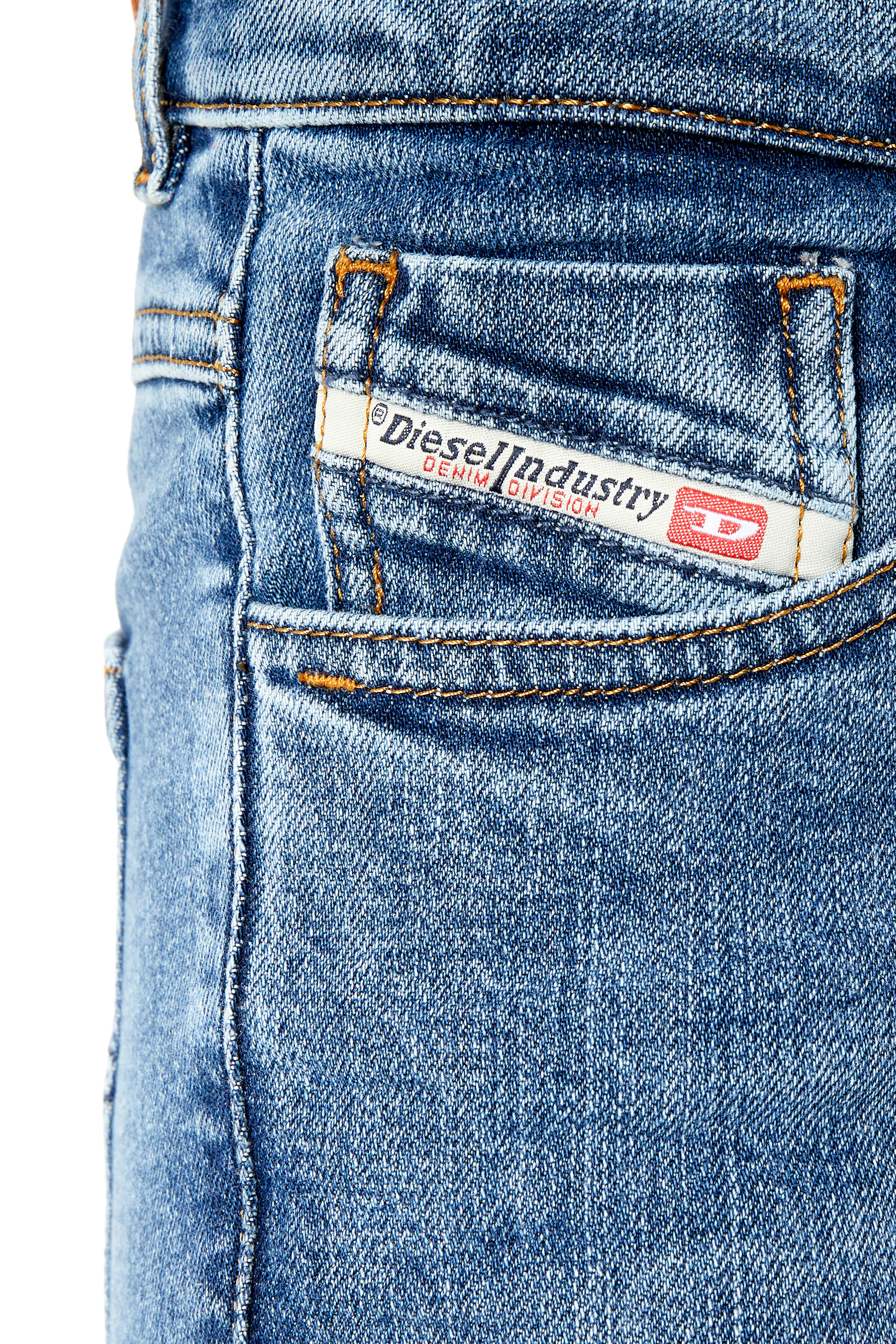 Diesel - Straight Jeans Sandy E09AA, Medium blue - Image 3