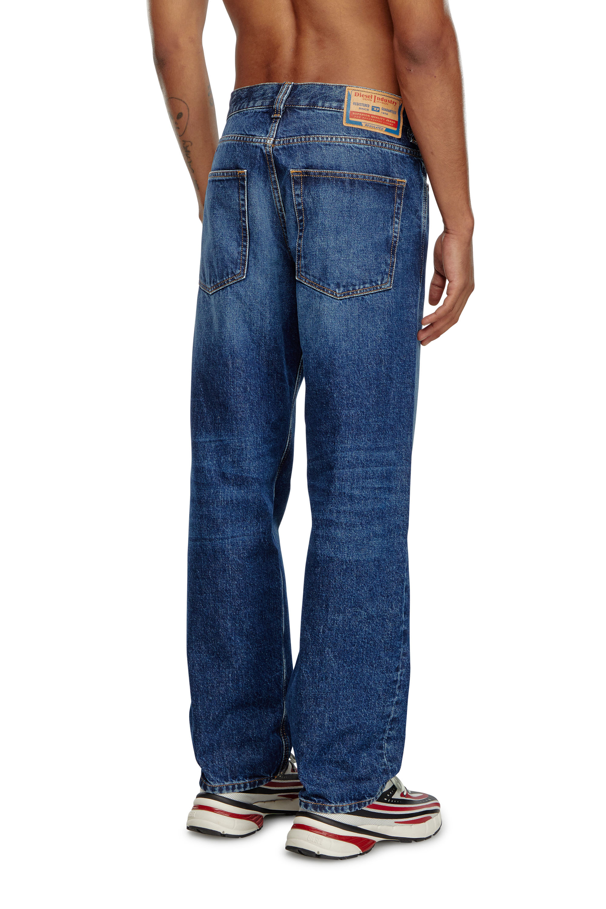 Diesel - Man's Straight Jeans 2010 D-Macs 09I27, Dark Blue - 4