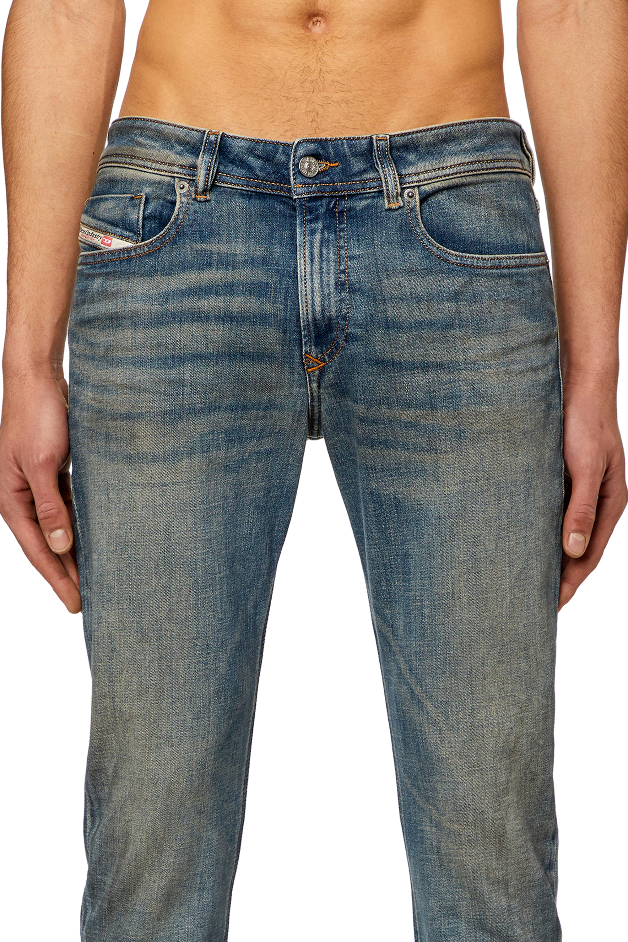 Diesel - Skinny Jeans 1979 Sleenker 09H69, Dark Blue - Image 3