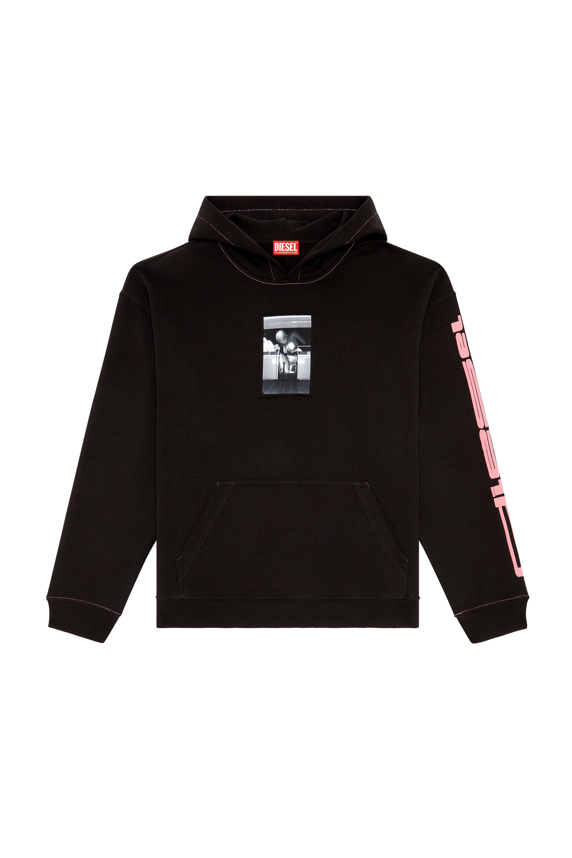 Diesel - S-BOXT-HOOD-N5, Black - Image 2