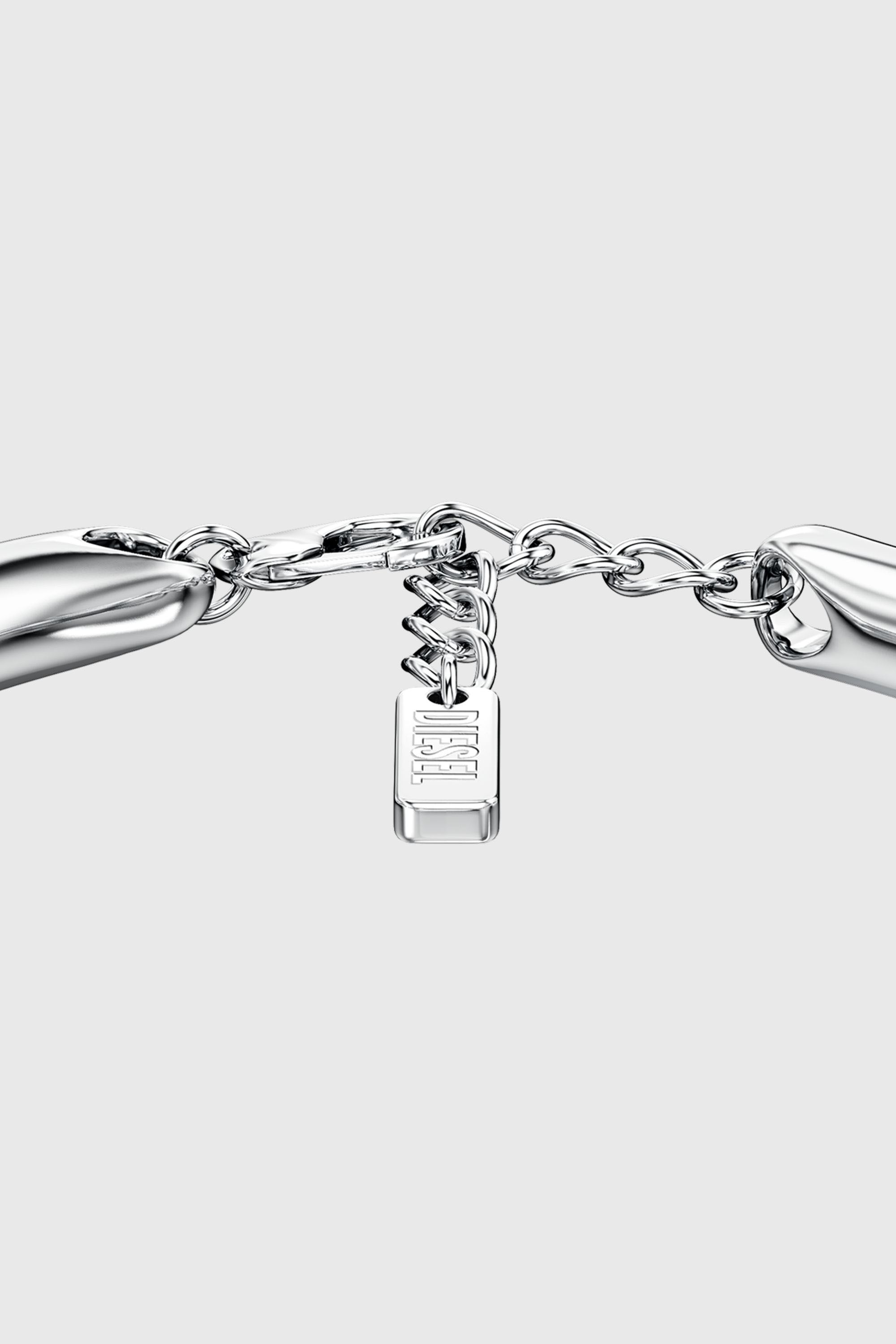 Diesel - DX1696040 JEWELLERY, Unisex's Stainless steel chain bracelet in Silver - 2