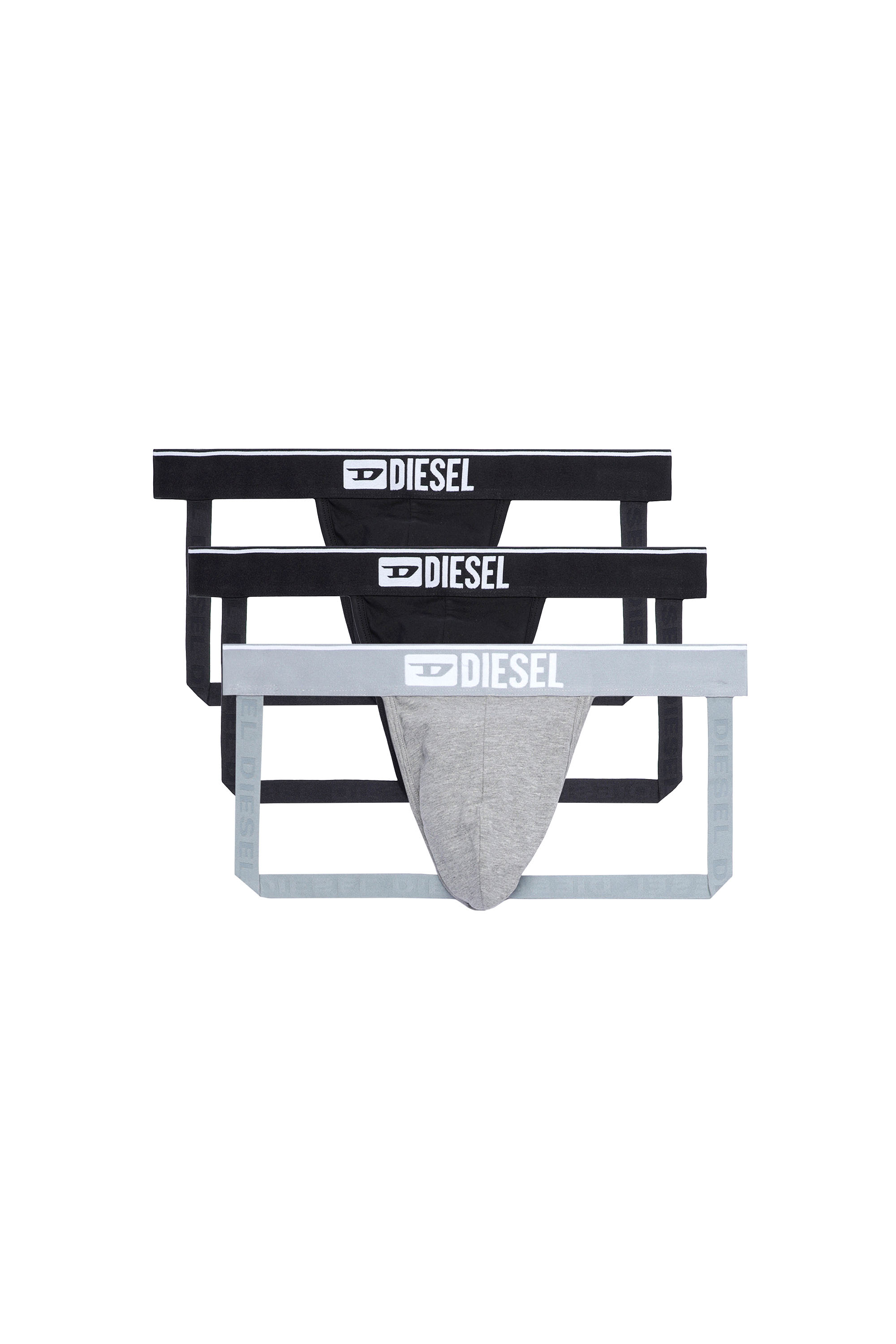 Diesel - UMBR-JOCKYTHREEPACK, Black/Grey - Image 2