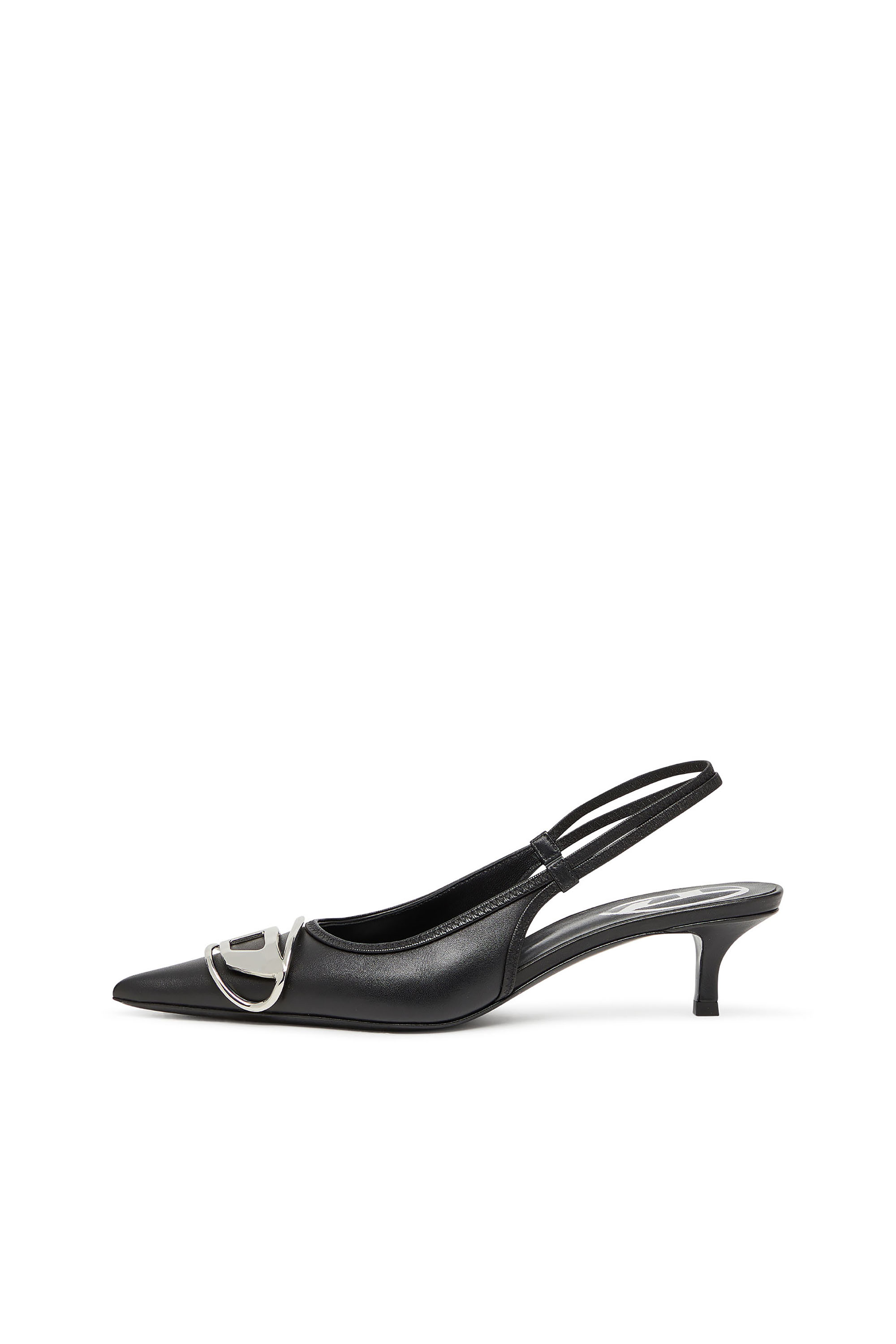 Diesel - D-VENUS SB 40, Woman's D-Venus-Slingback pumps in nappa leather in Black - 6